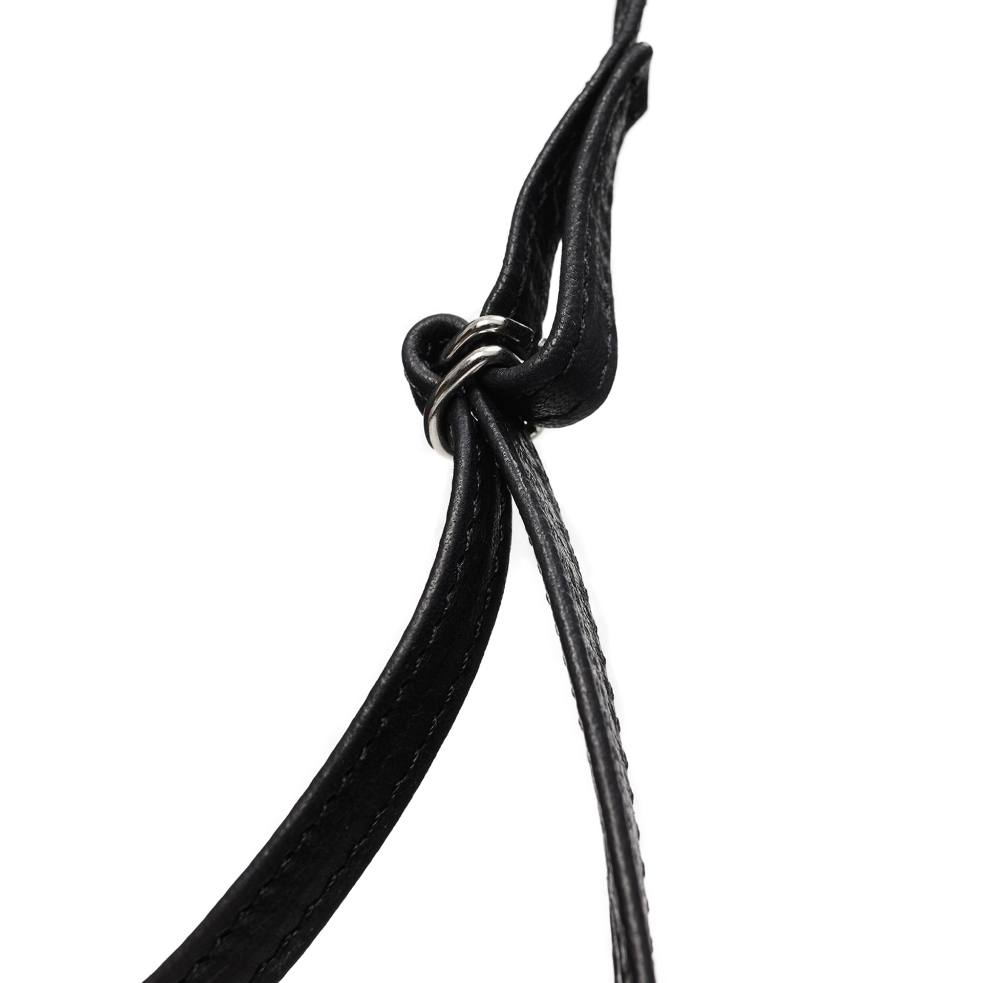 Ann Demeulemeester Черная сумка из кожи