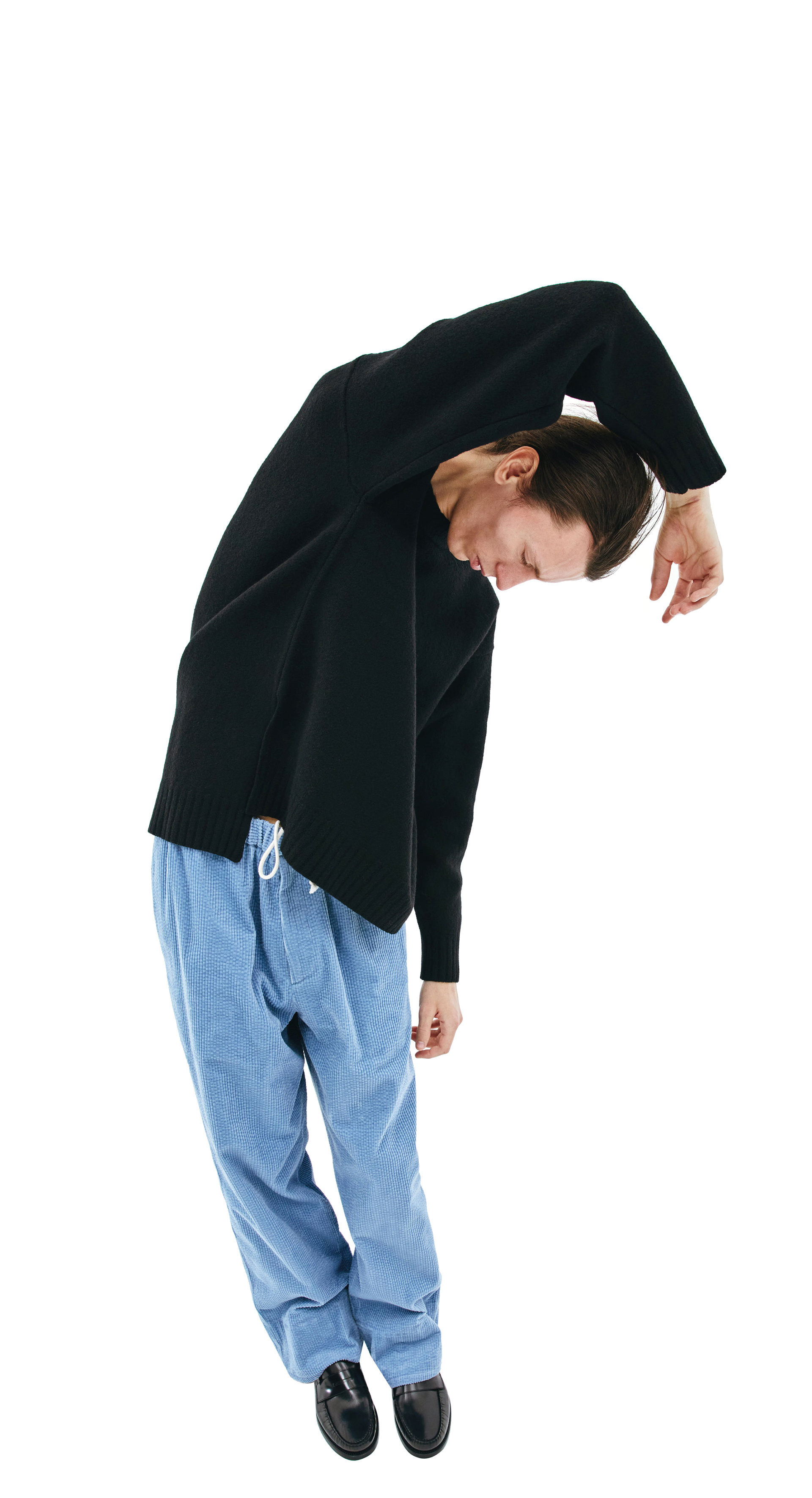 Jil Sander Черный свитер из шерсти