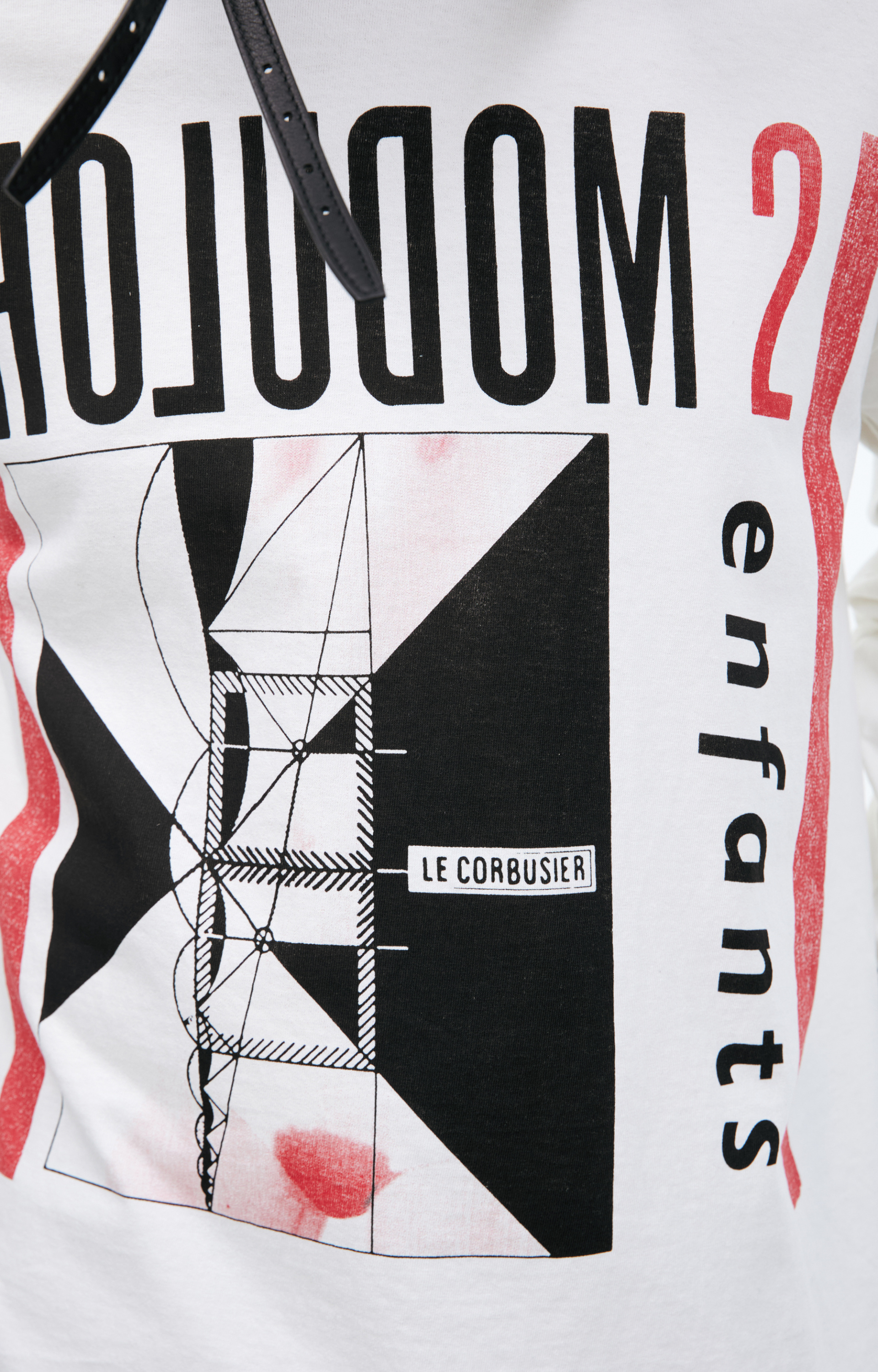 Enfants Riches Déprimés Белый лонгслив с принтом