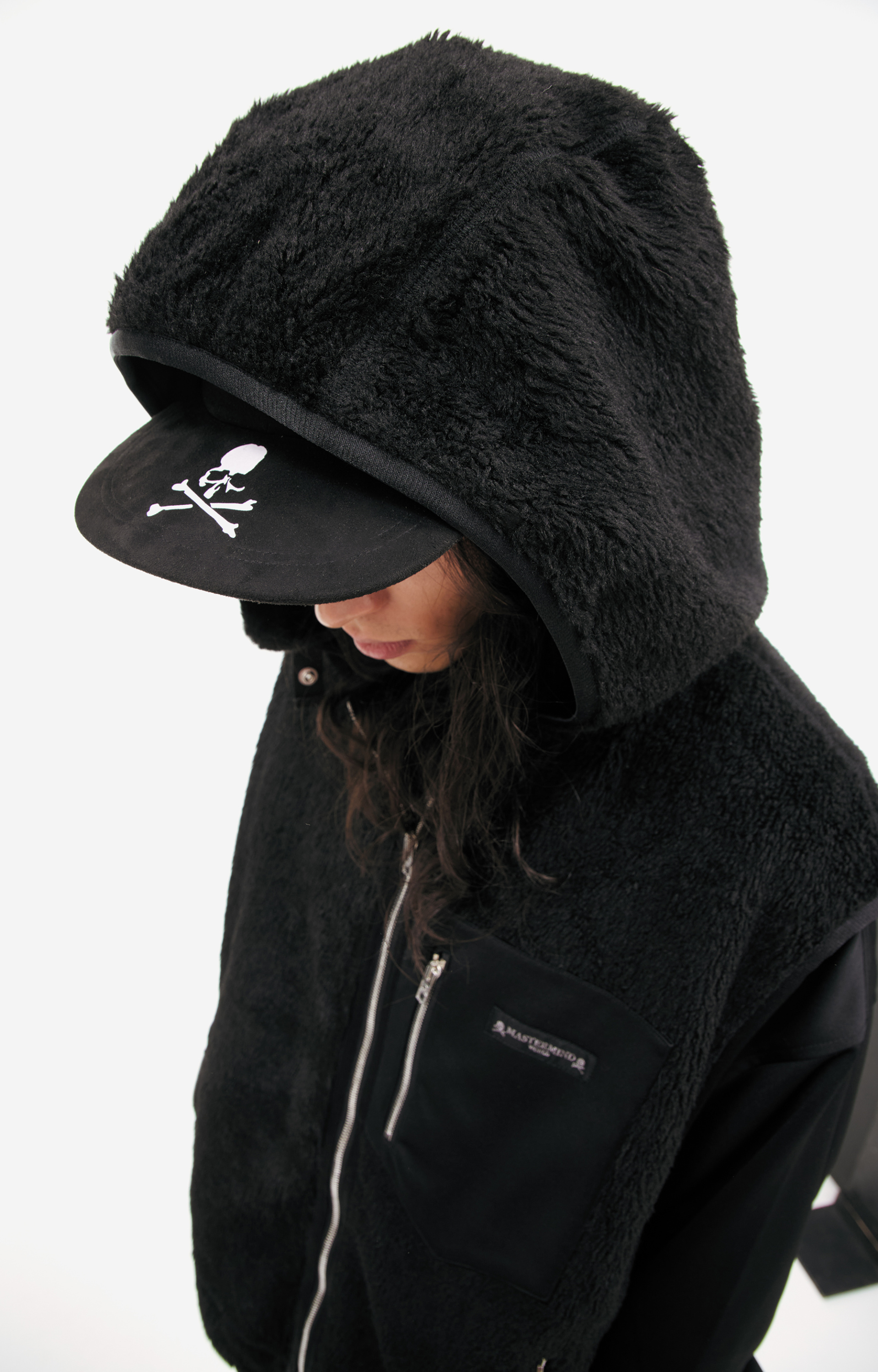 Mastermind WORLD Плюшевый жилет с капюшоном