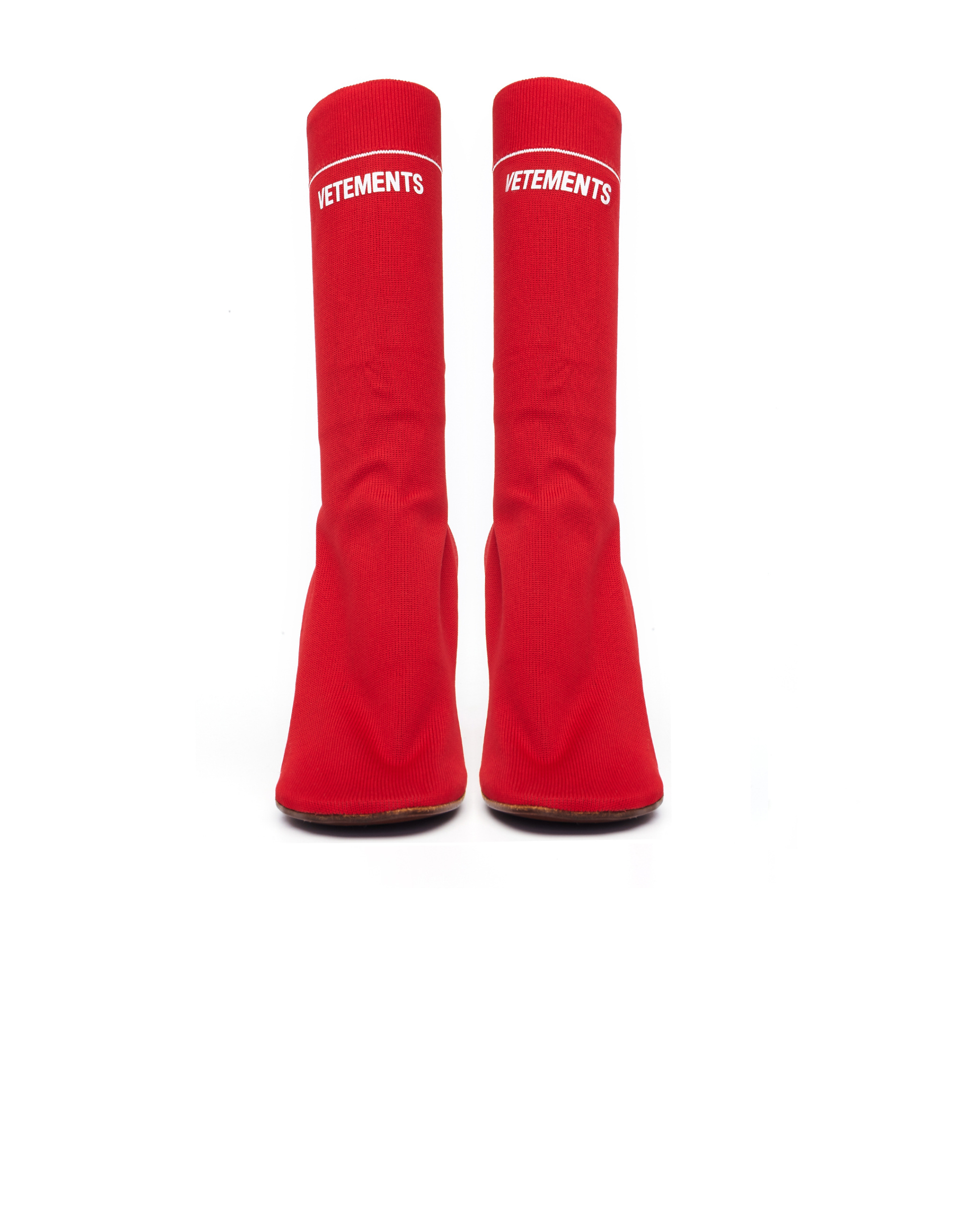 VETEMENTS Ботильоны-носки на каблуке-зажигалке