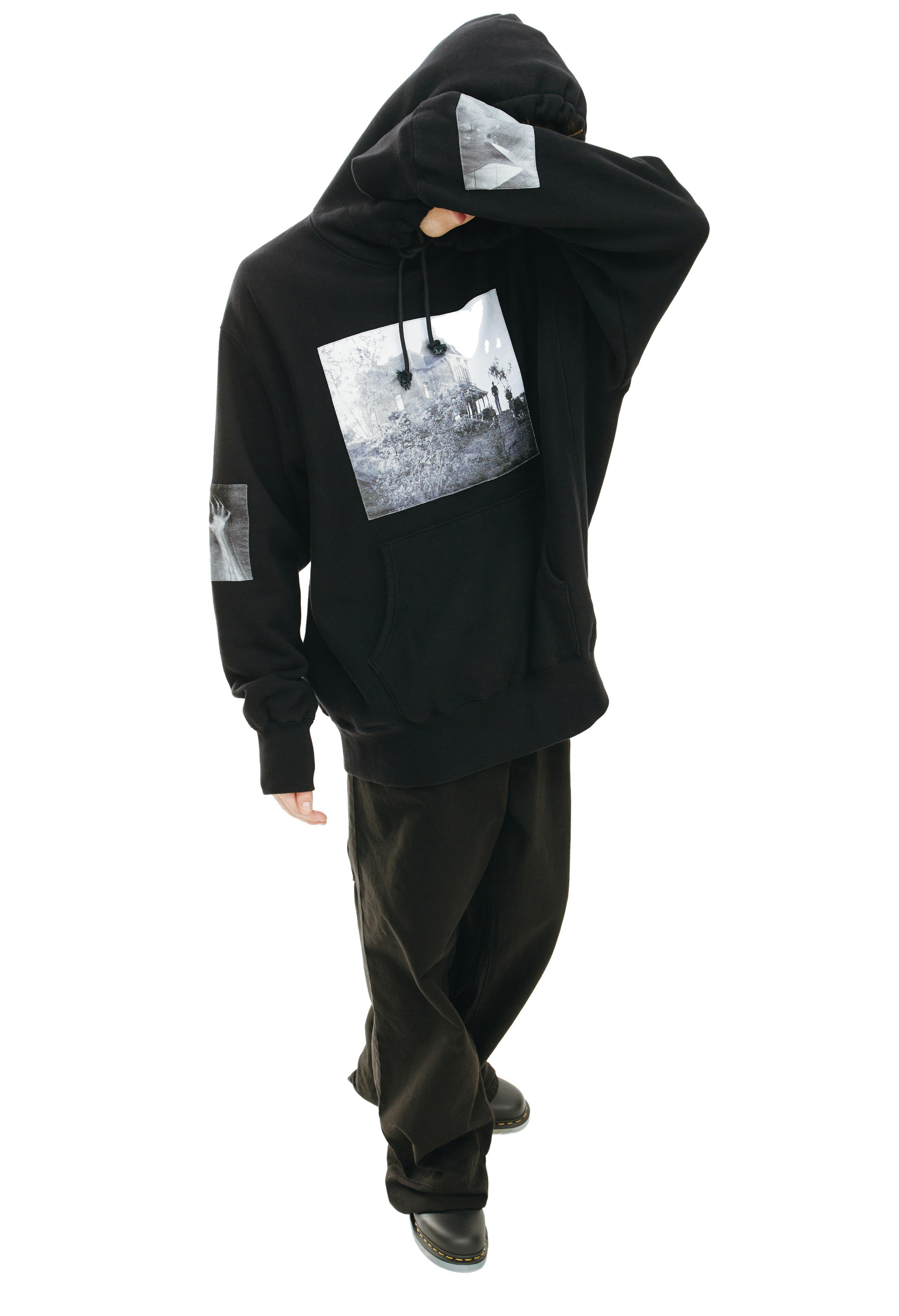 Undercover Черное худи с патчами