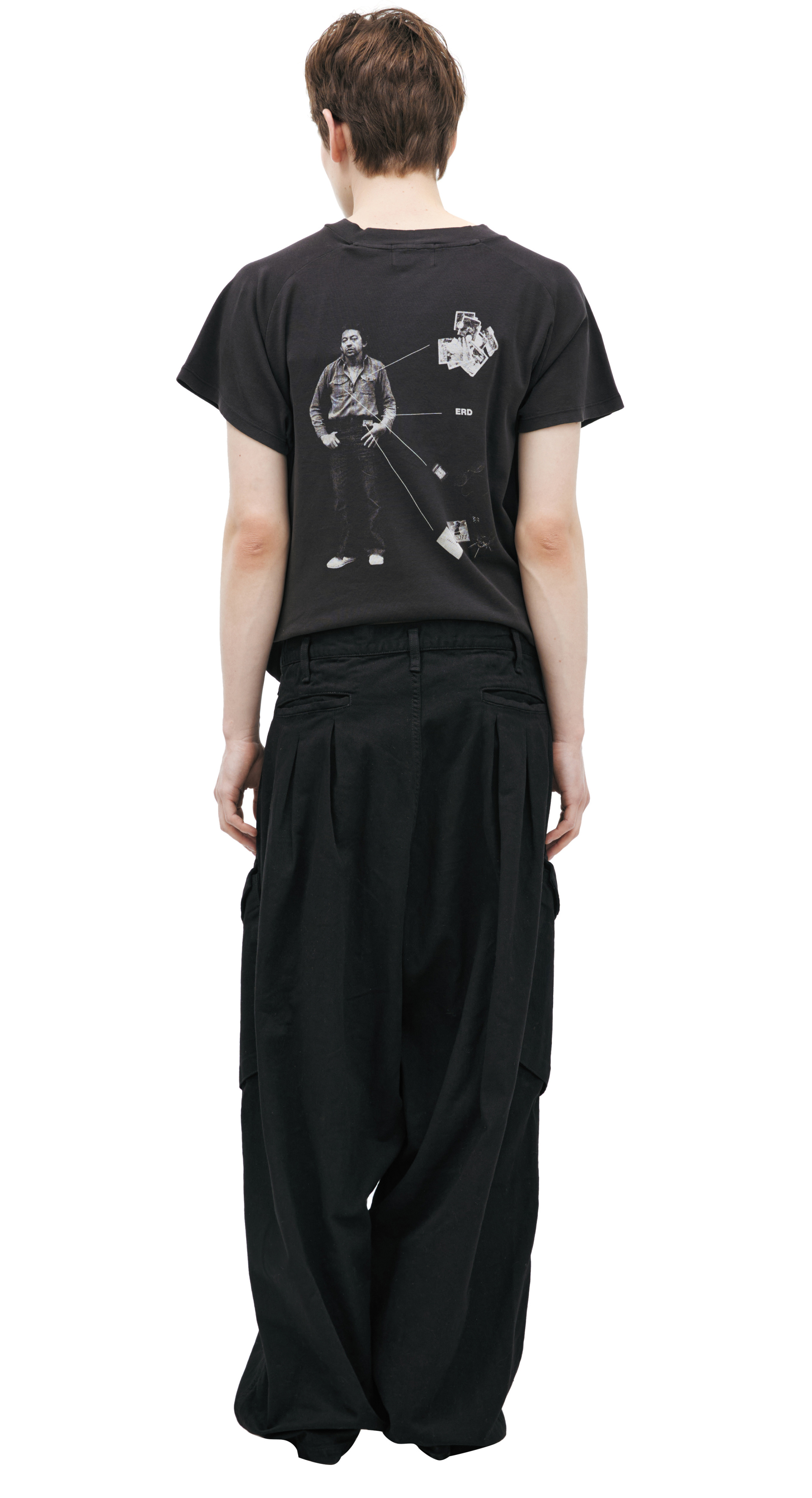Yohji Yamamoto Широкие брюки карго