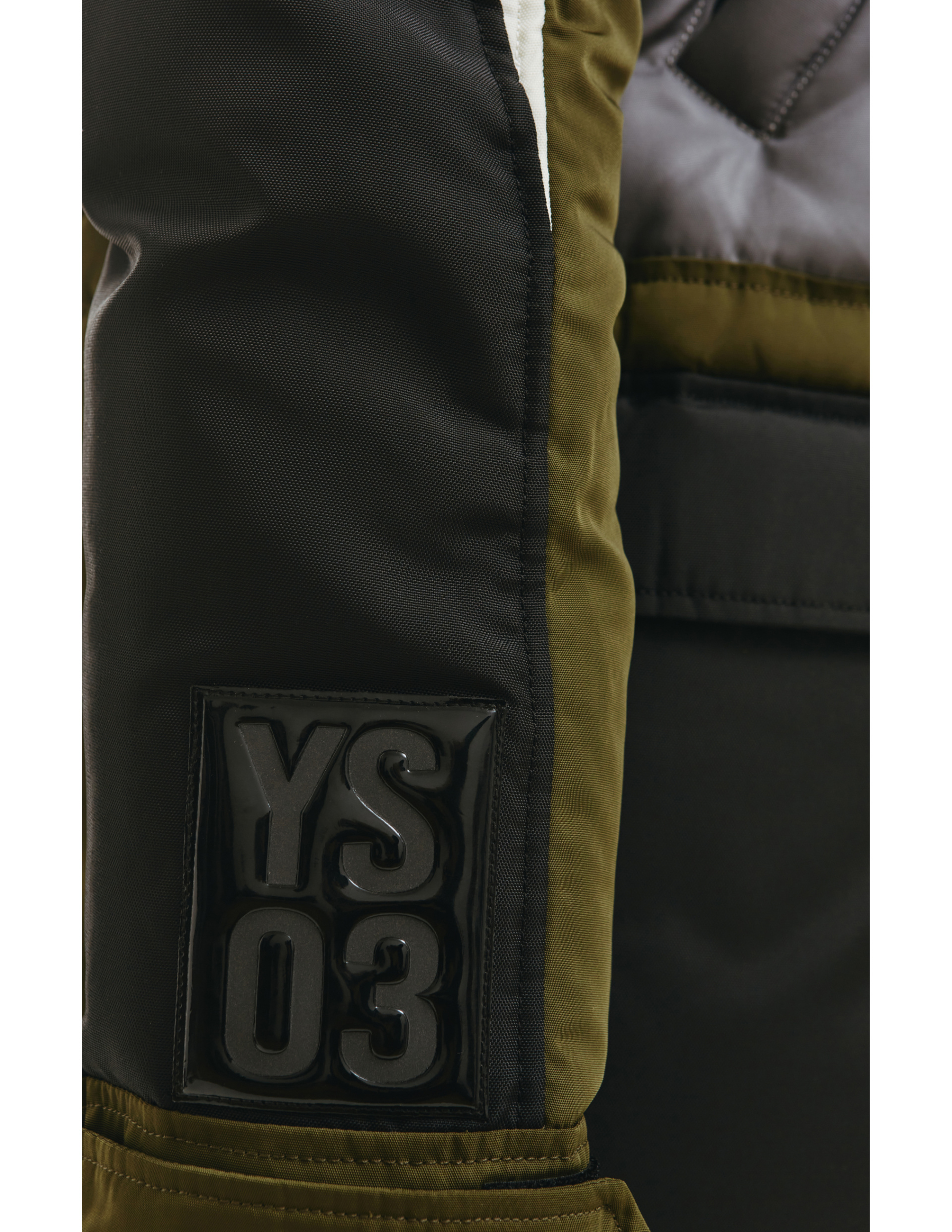 Yves Salomon Пуховая парка с отделкой из овчины