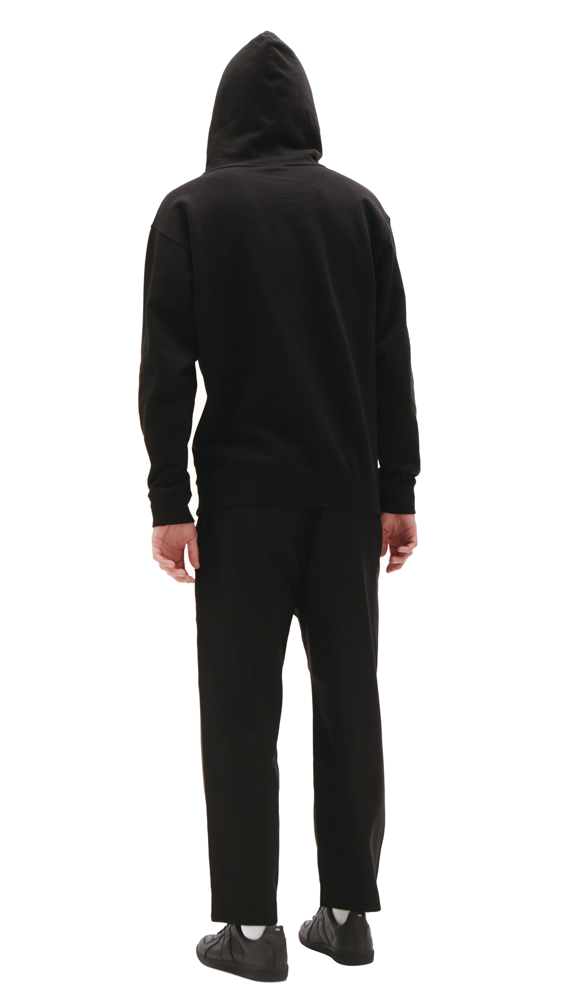 KidSuper Черное худи из хлопка с принтом