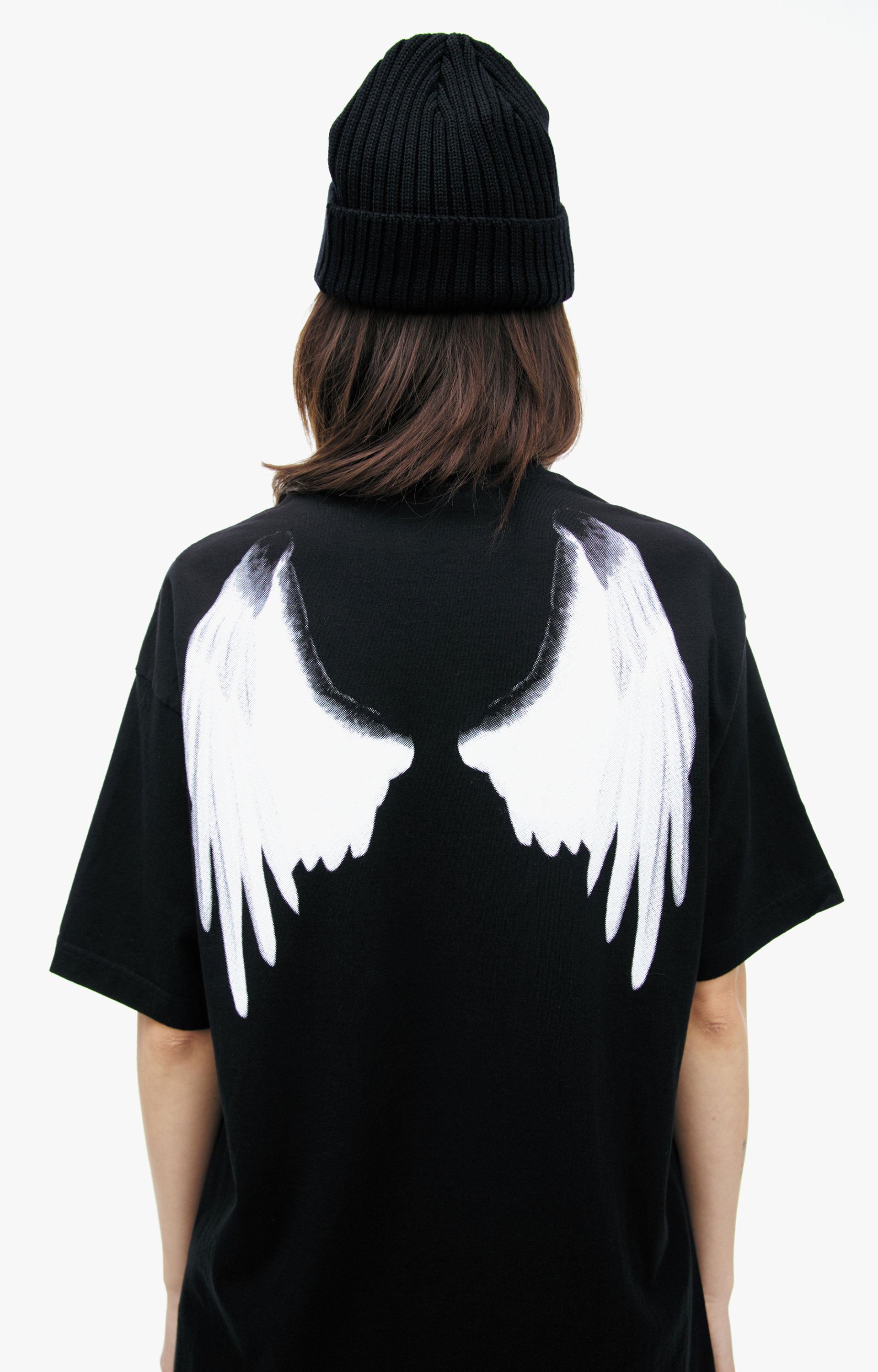 Undercover Черная футболка с принтом