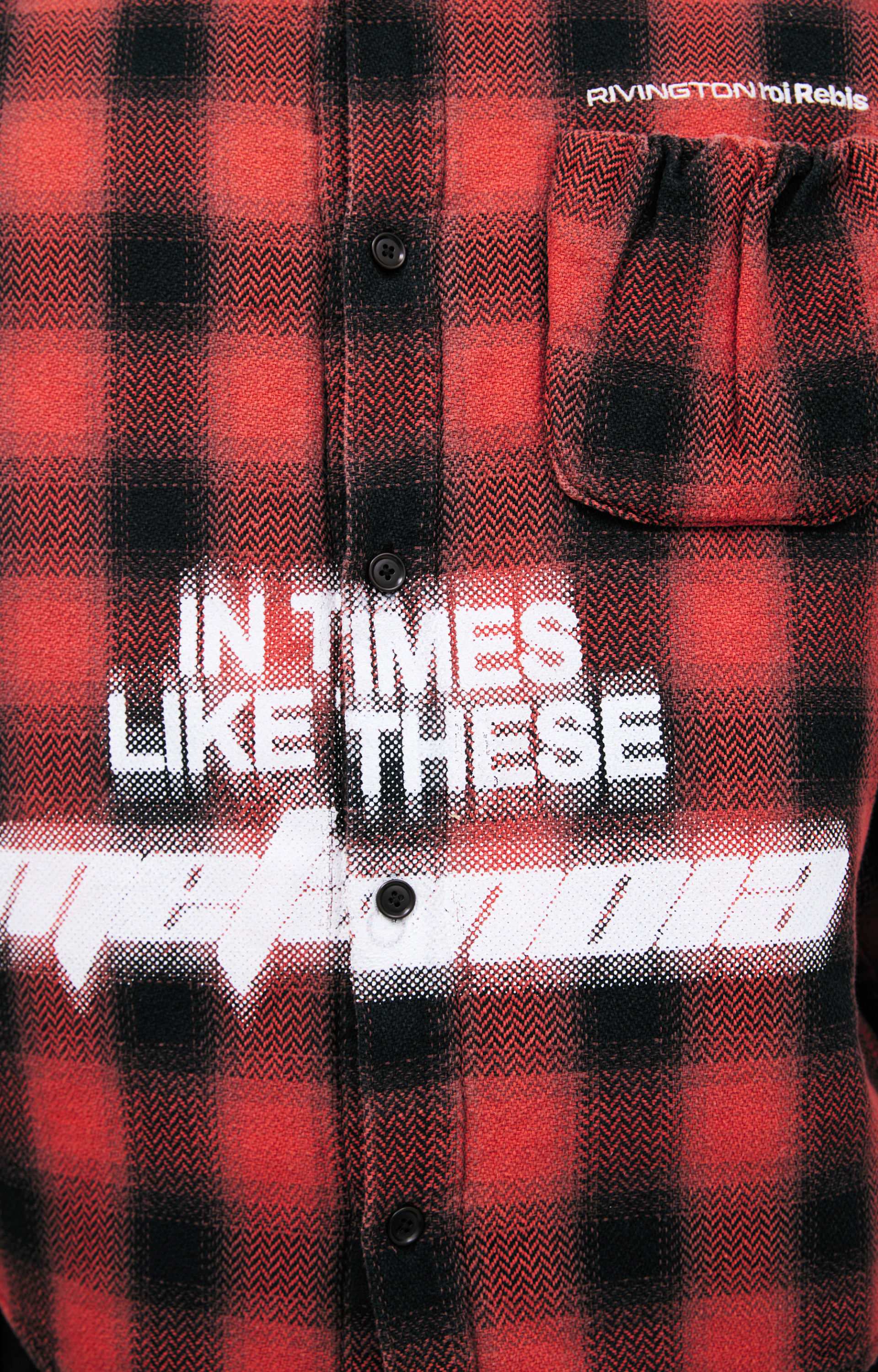 RRR123 Куртка-рубашка в клетку