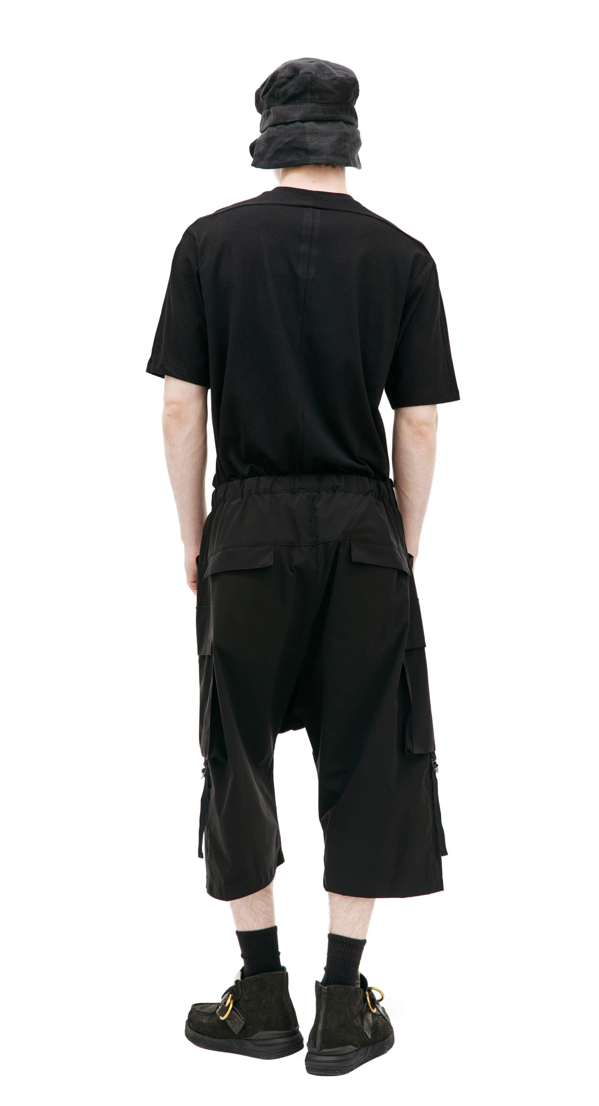 The Viridi-Anne Черные шорты-карго