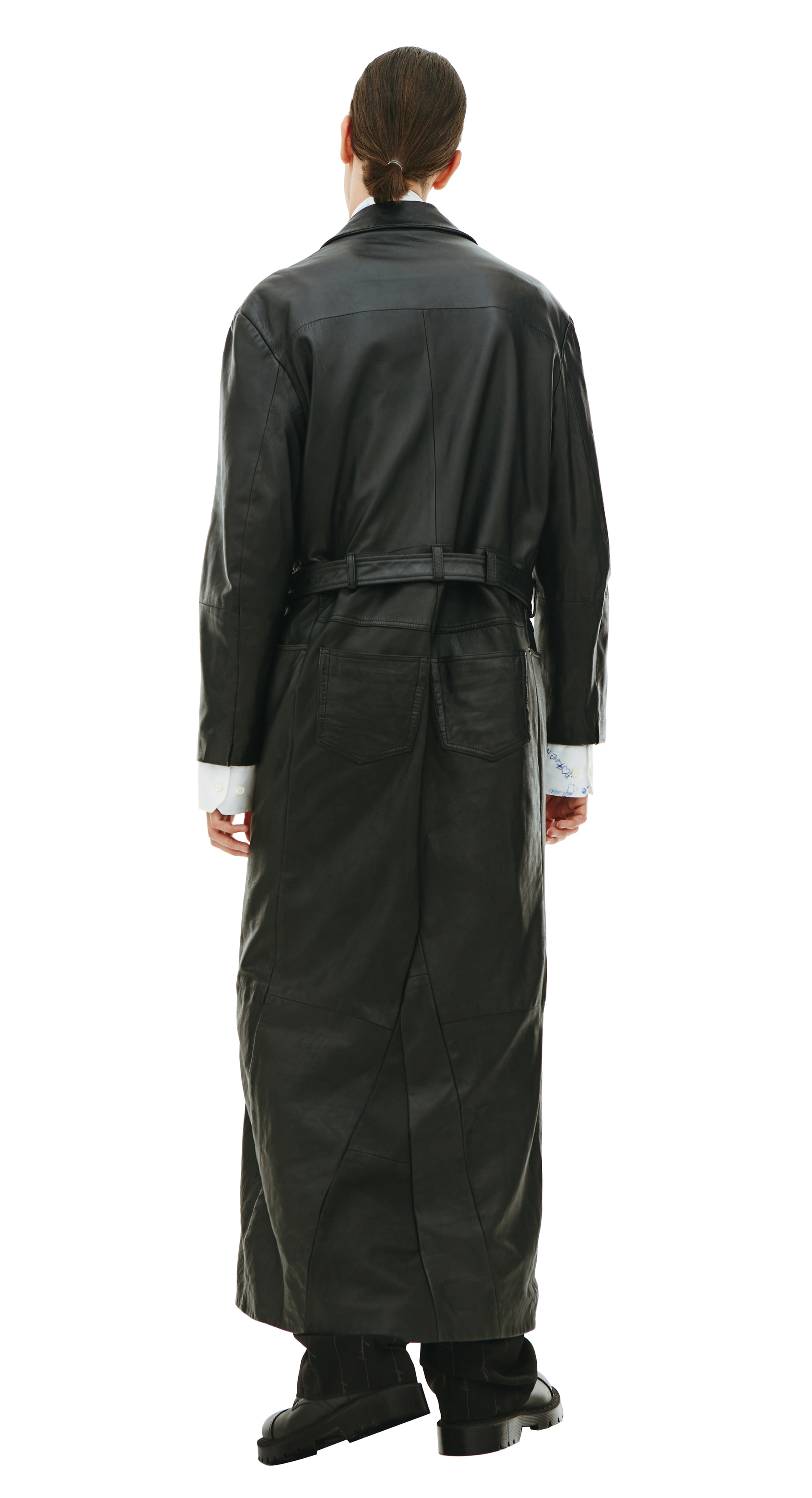 Balenciaga Кожаное пальто