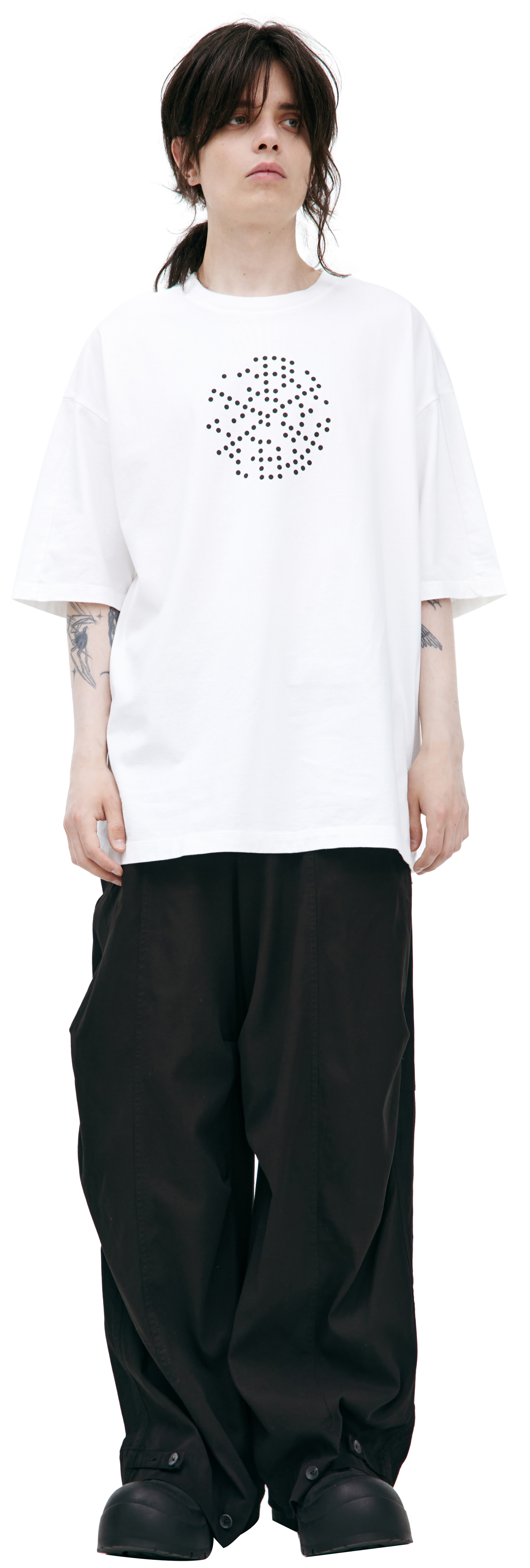 The Viridi-Anne Оверсайз футболка с принтом