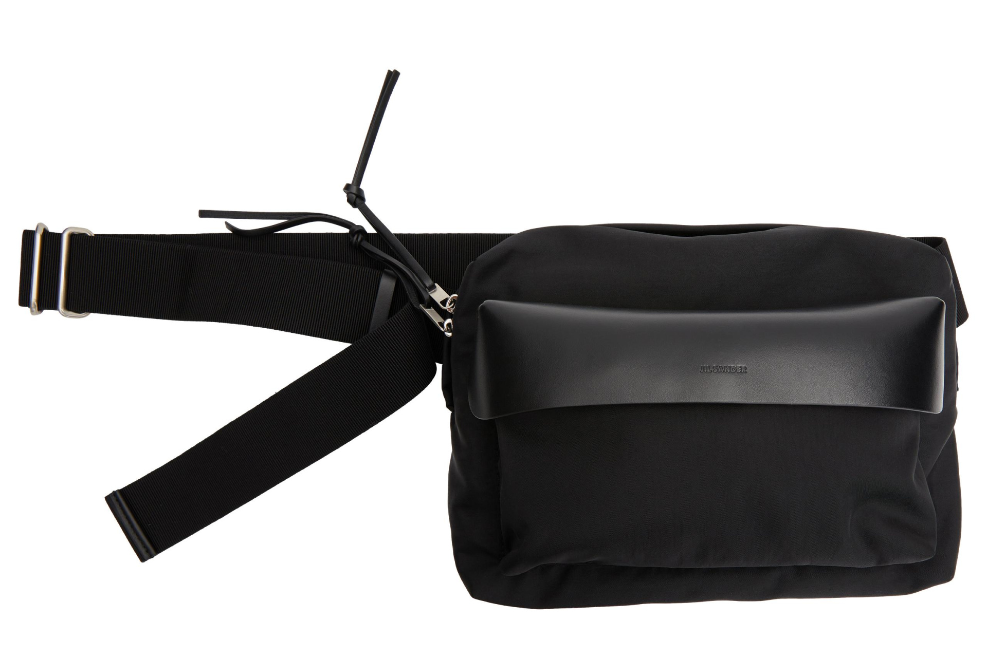 Jil Sander Черная сумка с логотипом