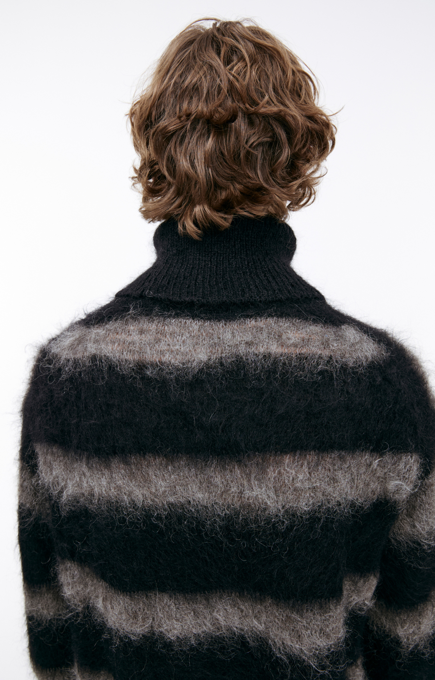 Yohji Yamamoto Шерстяной свитер в полоску