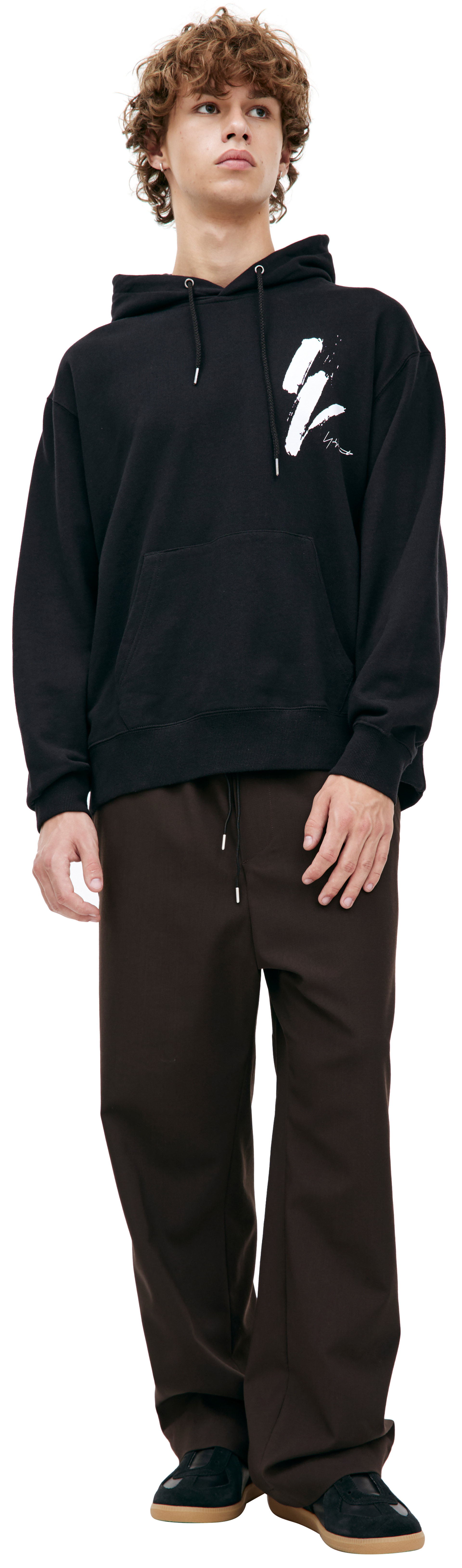 Yohji Yamamoto Худи с логотипом Yohji Yamamoto x NEW ERA