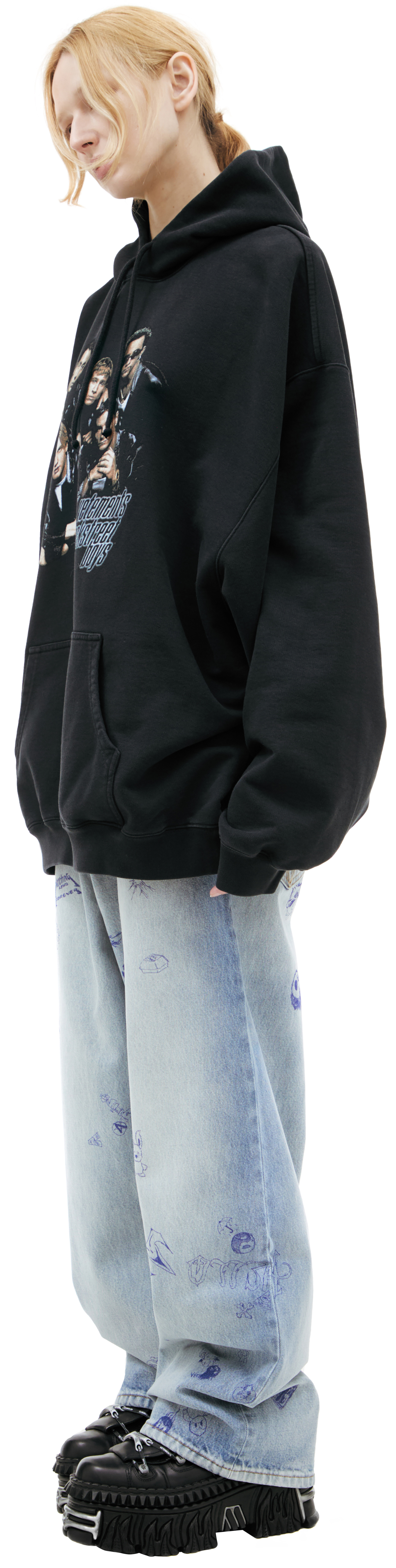 VETEMENTS Худи с принтом \'Backstreet Boys\'