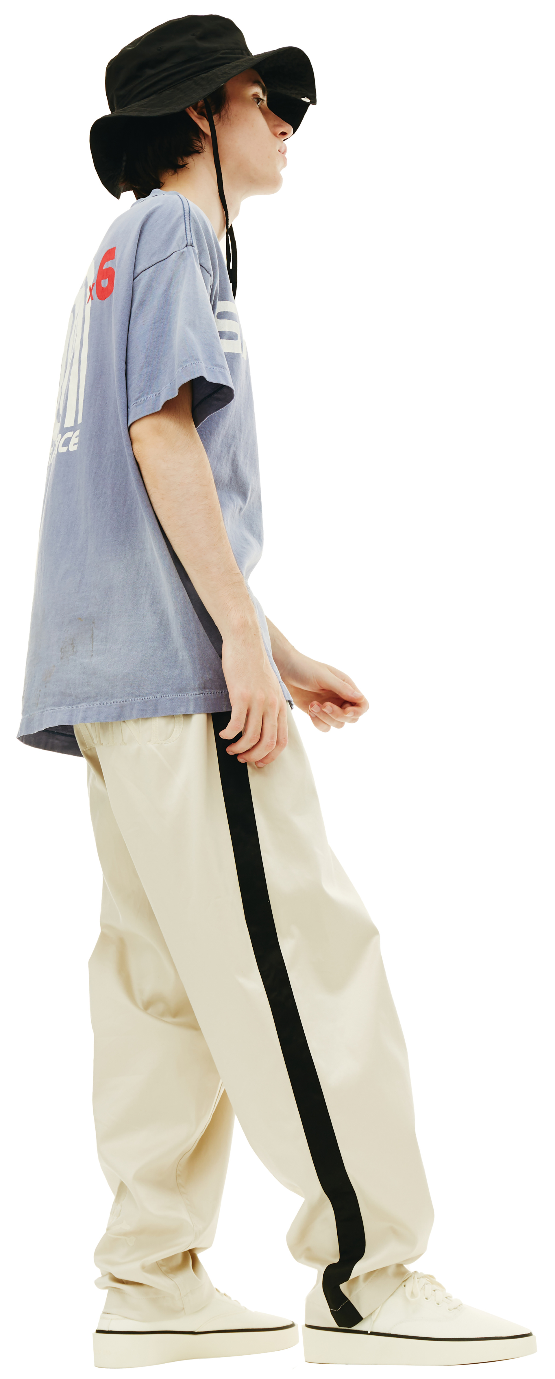 Saint Michael Оверсайз футболка с принтом Saint power