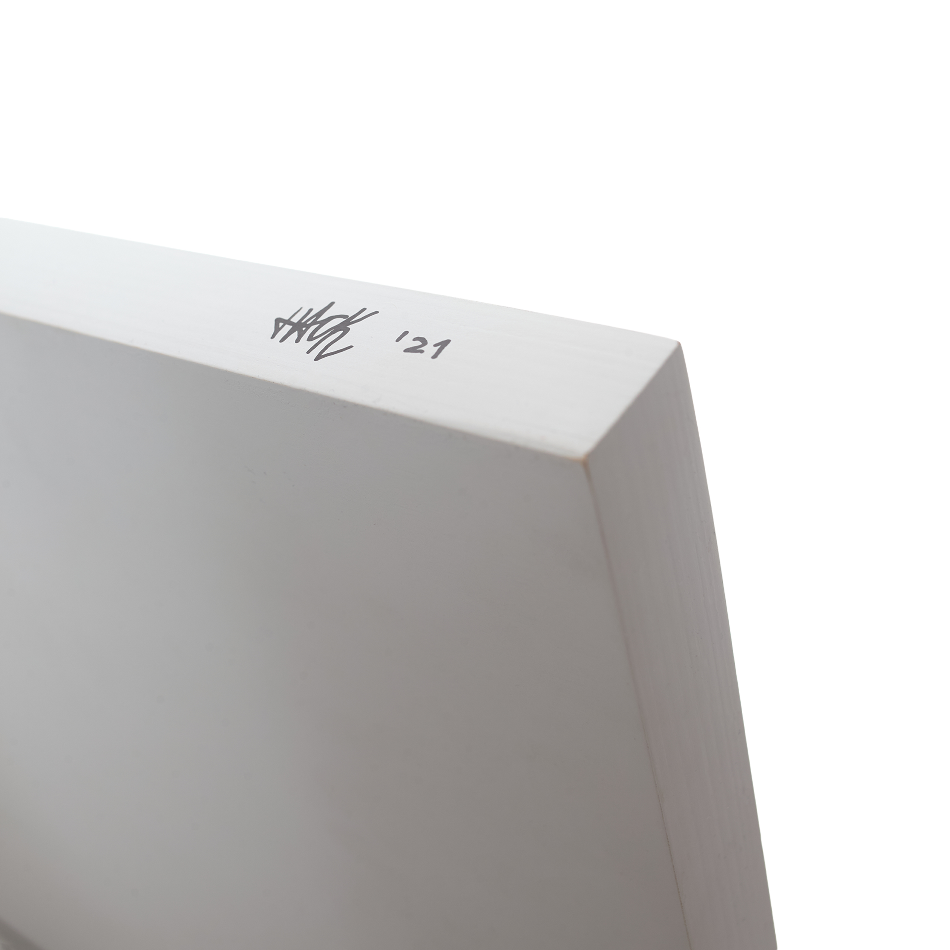 PLANIMETRY Белое панно с орнаментом