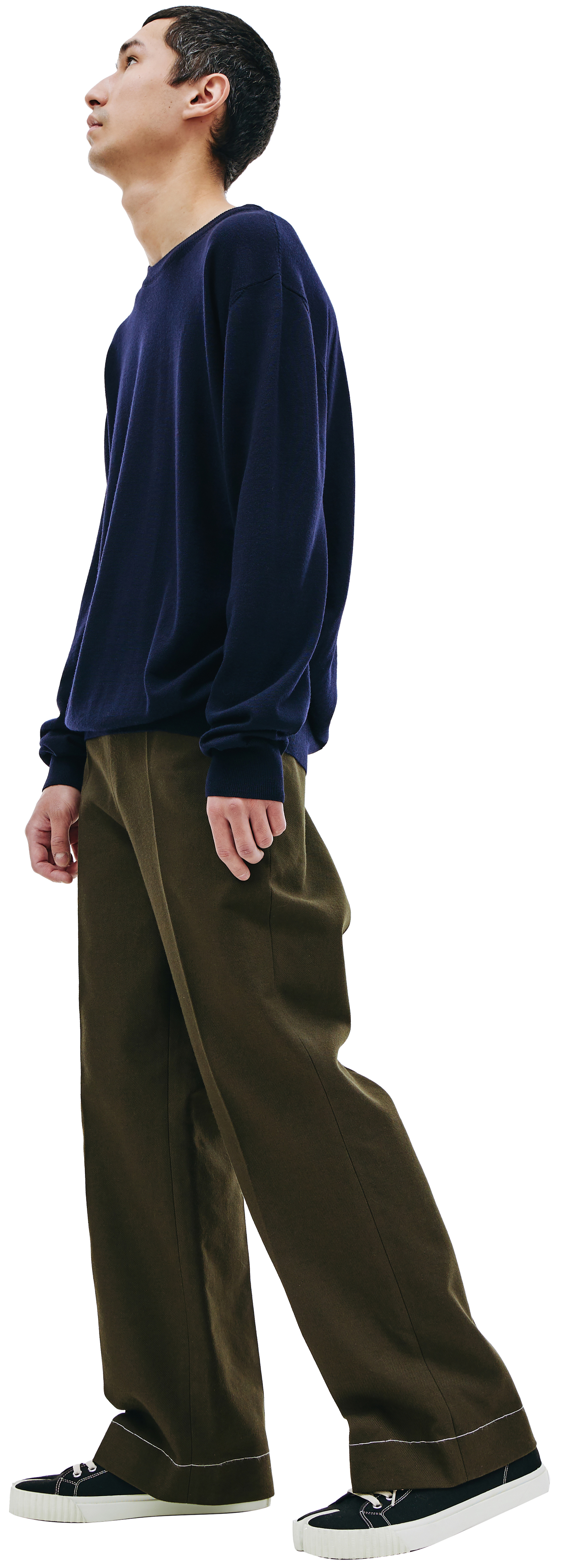 Jil Sander Оверсайз свитер из шерсти