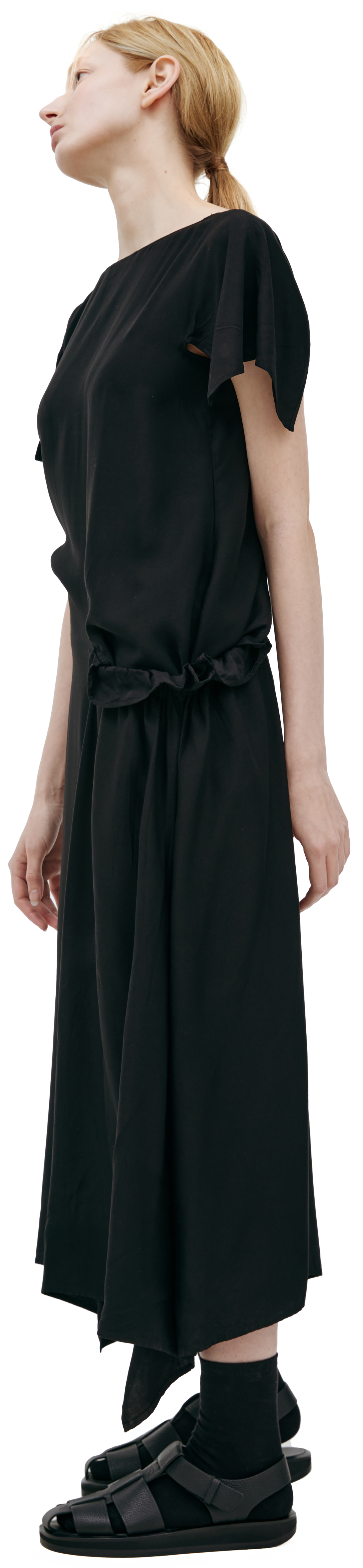 Yohji Yamamoto Асимметричное платье