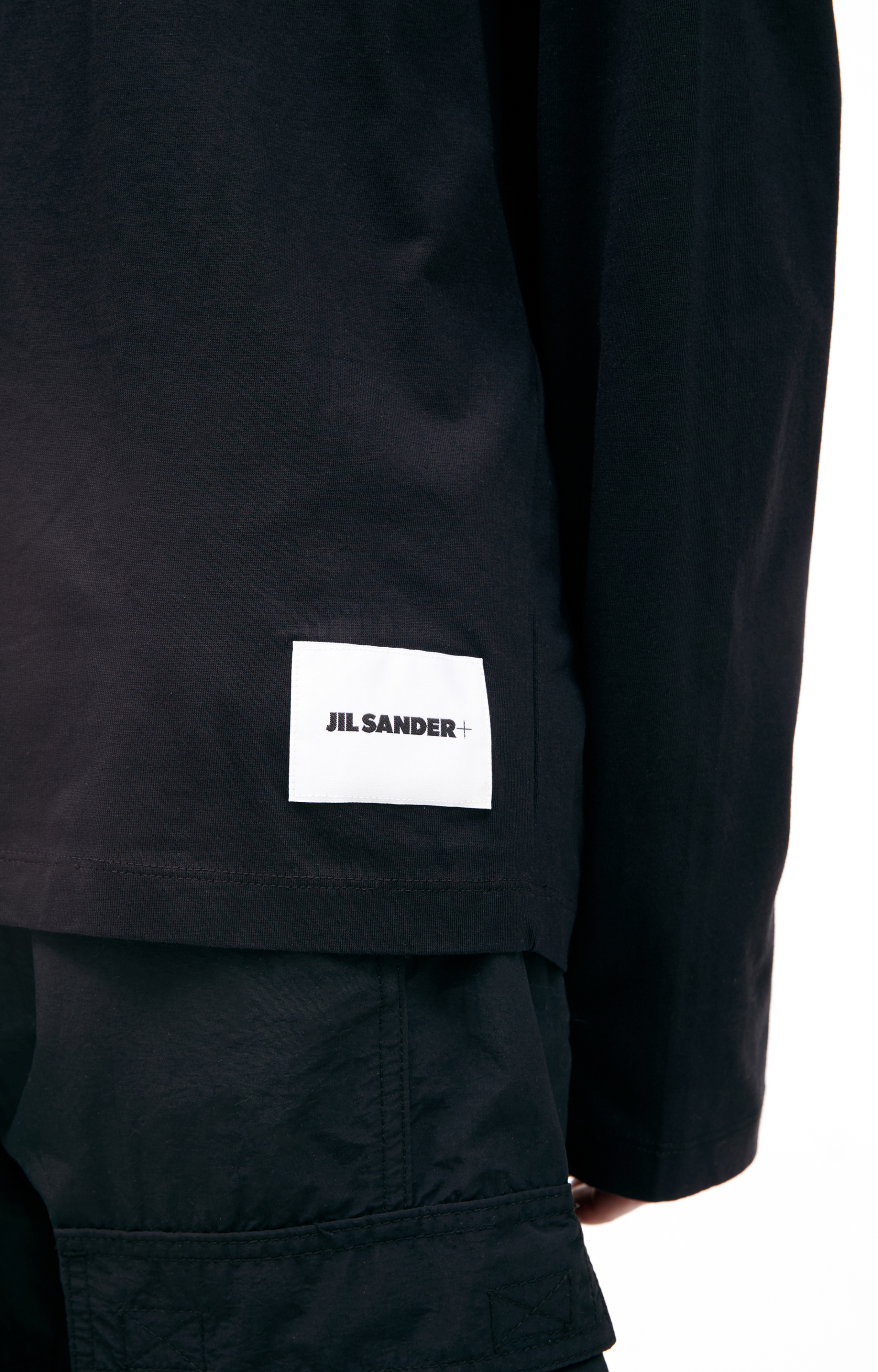 Jil Sander Лонгслив-J47GC0002/J45048/001/ONE базовый черный