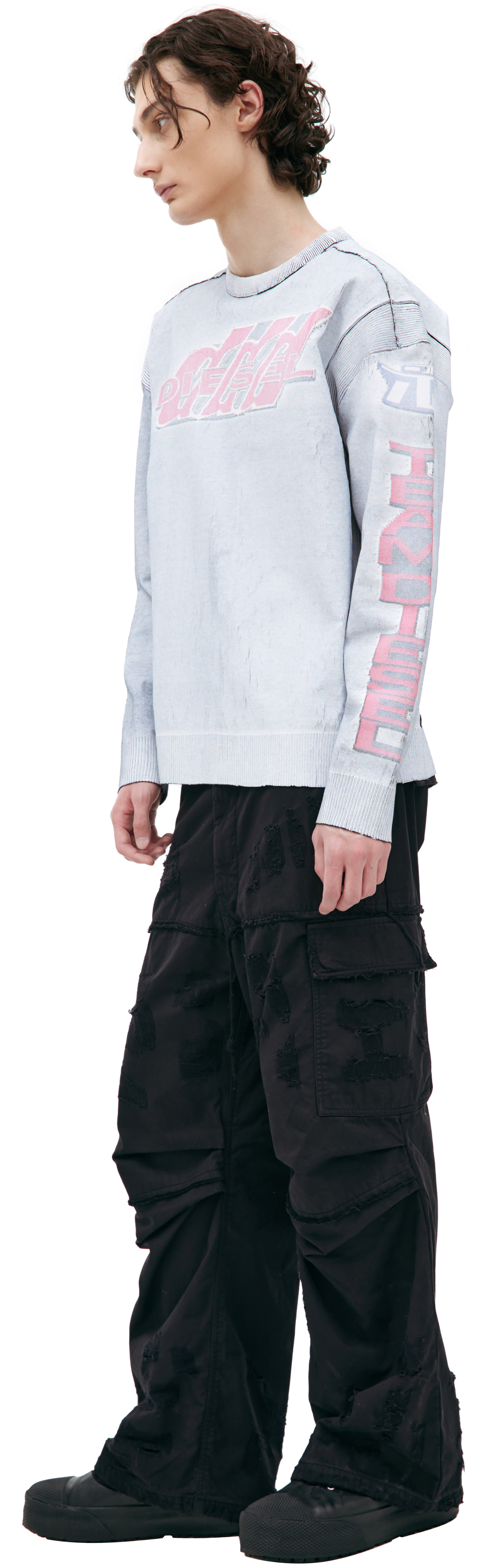 Diesel Свитшот с эффектом краски