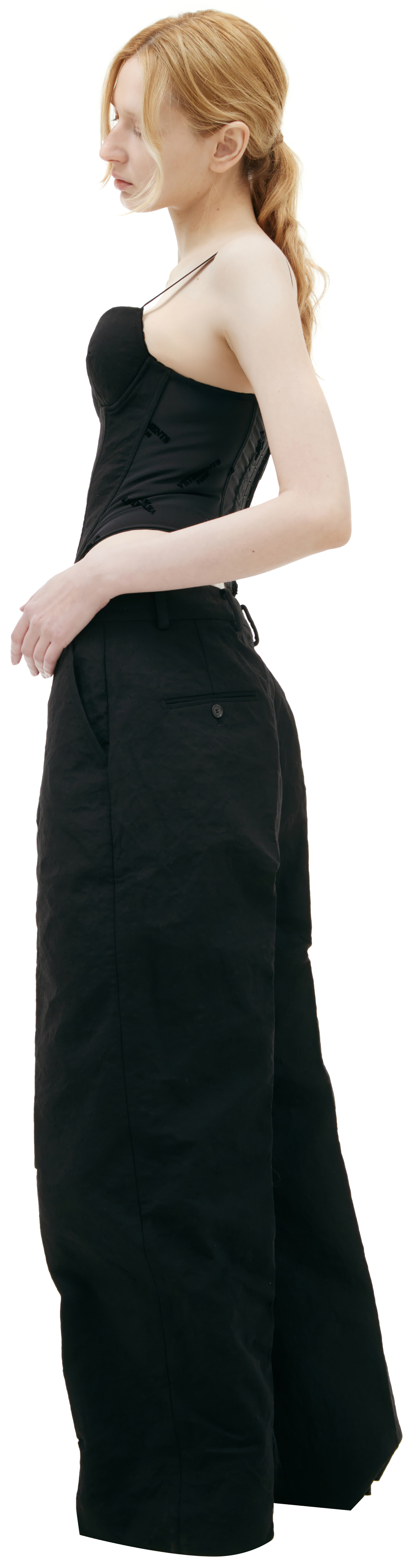 VETEMENTS Черный корсет