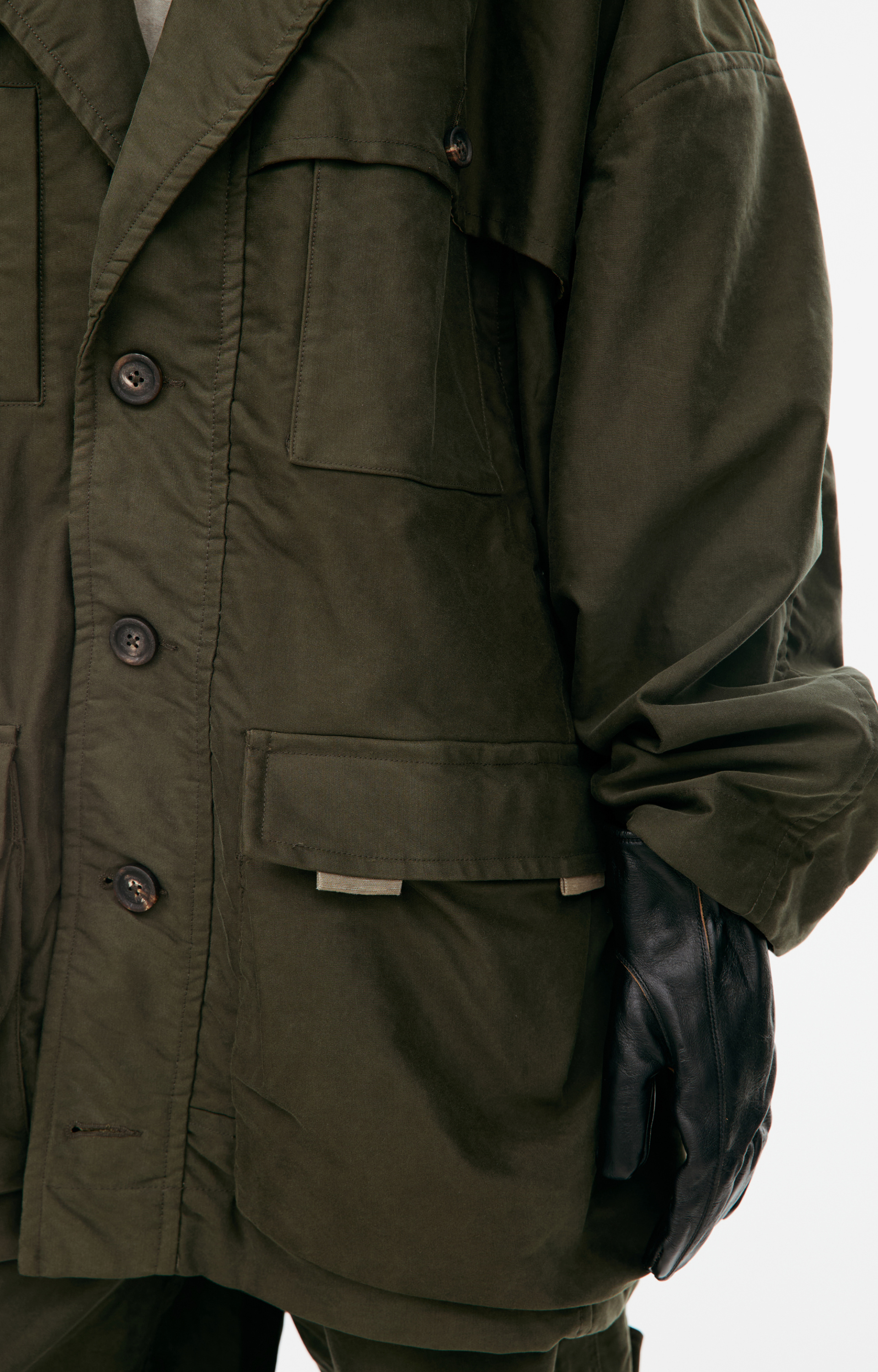 Ziggy Chen Куртка с накладными карманами