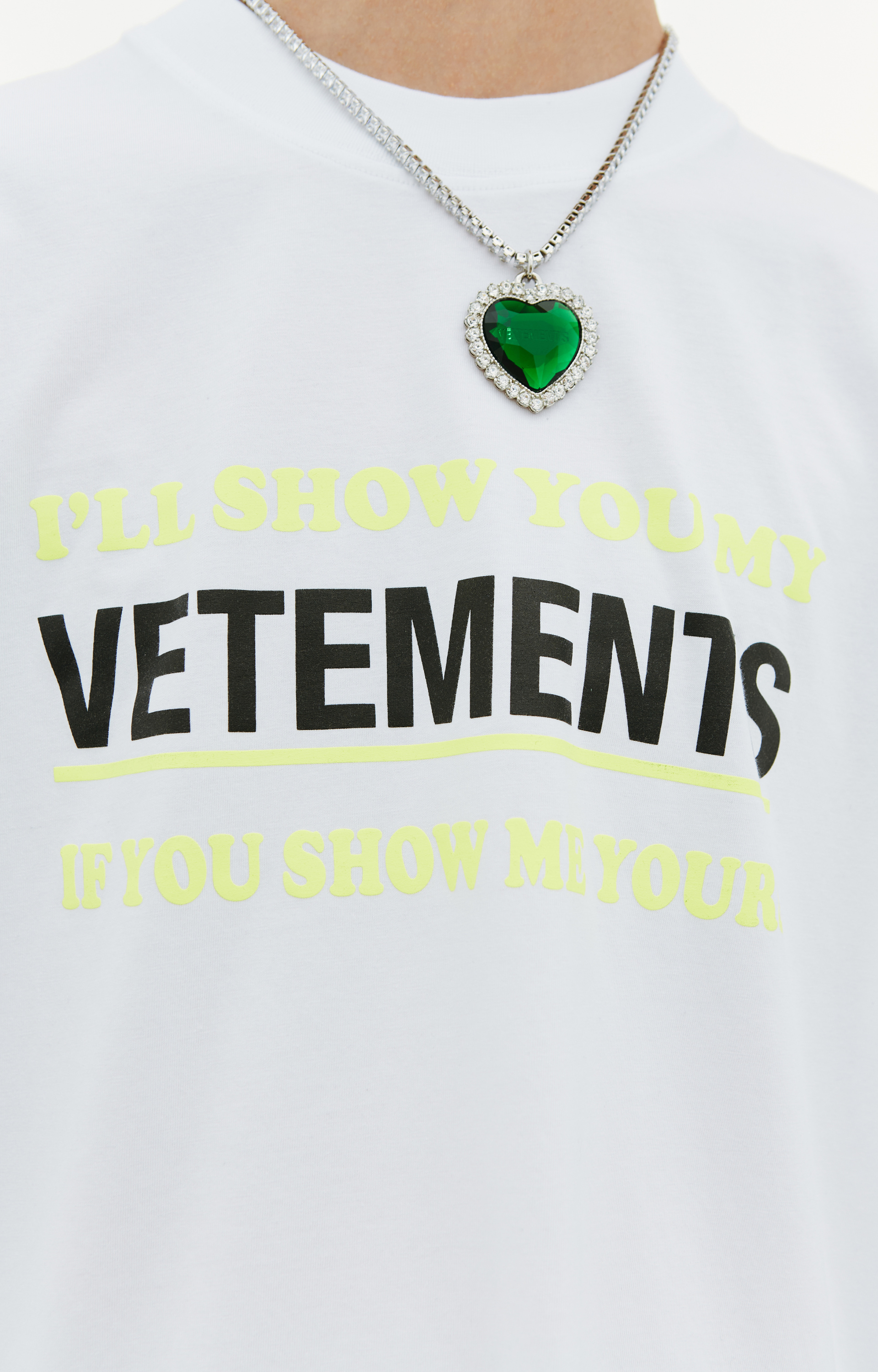 VETEMENTS ФУтболка с принтом I\'ll show you