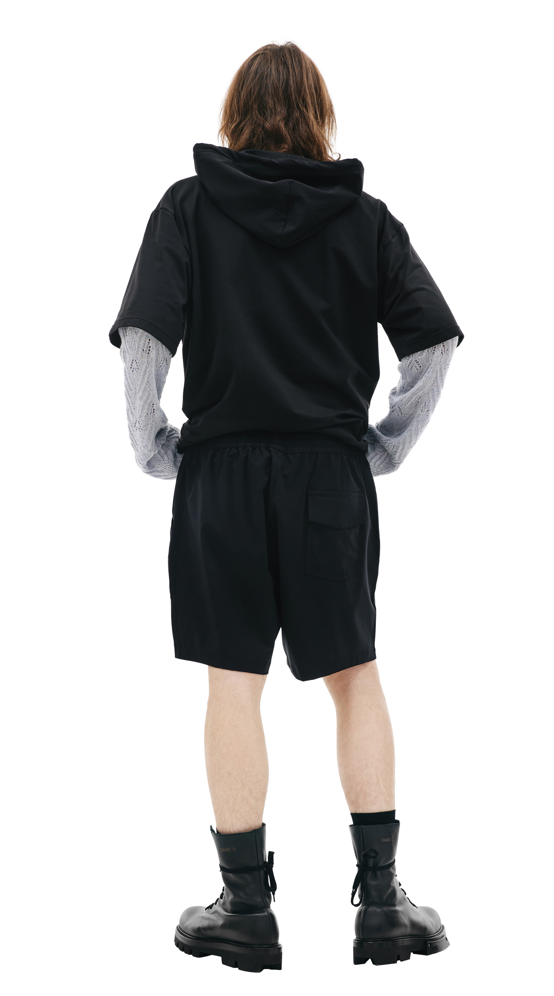 Nahmias Черные шорты с логотипом