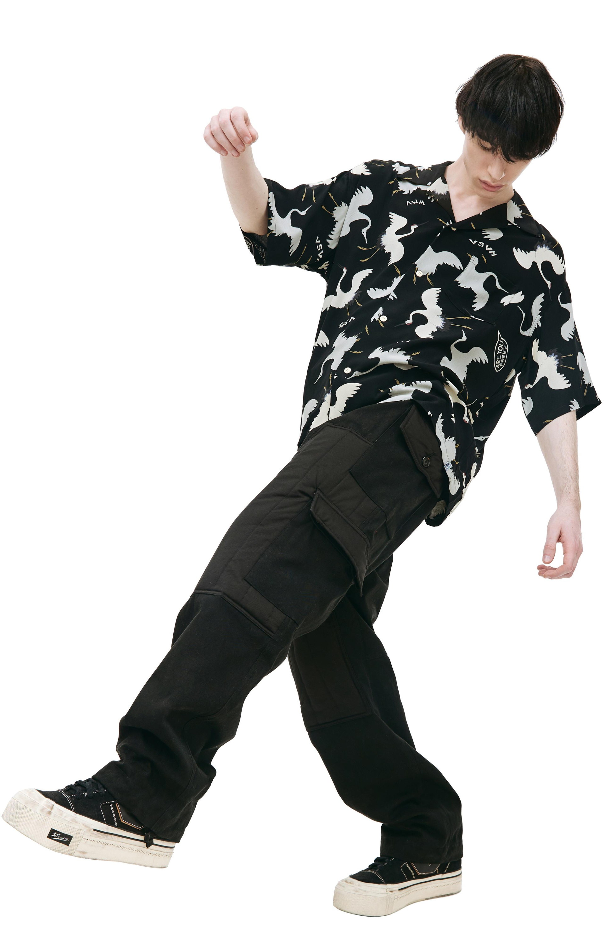 visvim Рубашка Crosby с коротким рукавом