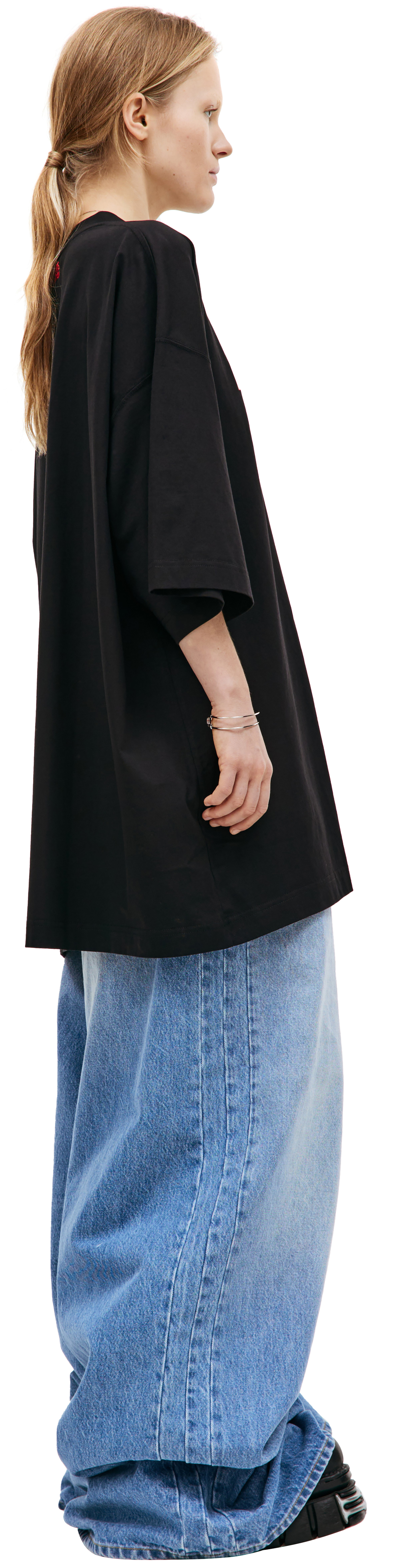 VETEMENTS Оверсайз футболка с принтом ANIME FREAK