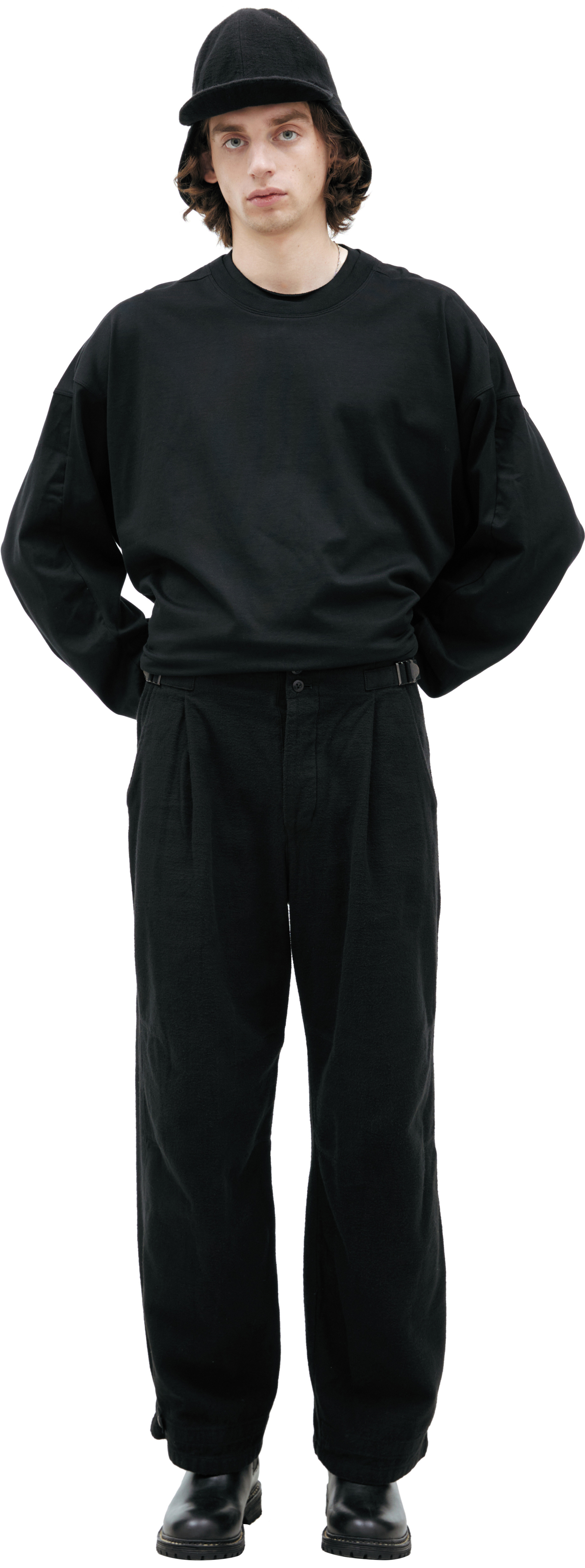 The Viridi-Anne Широкие брюки с защипами