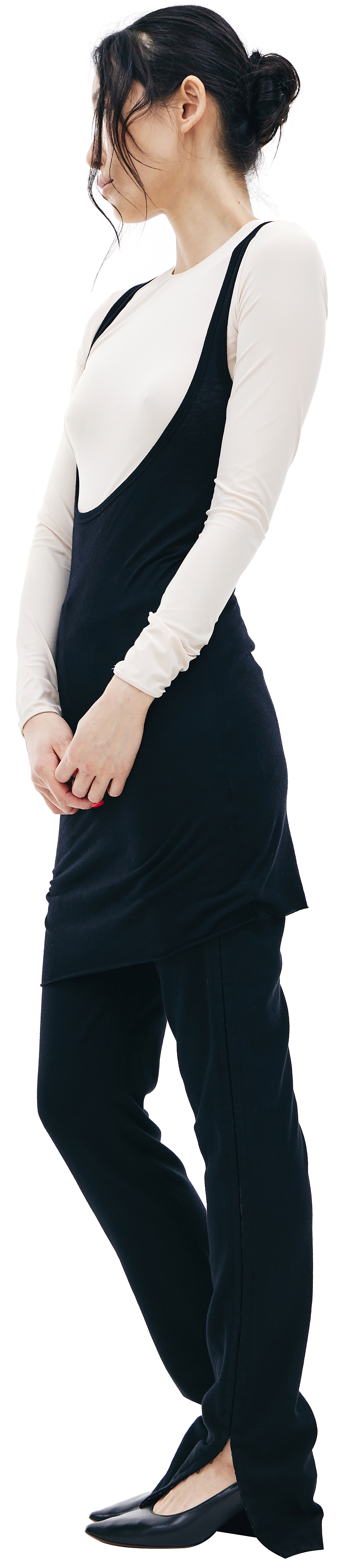 Ann Demeulemeester Майка с логотипами на спине