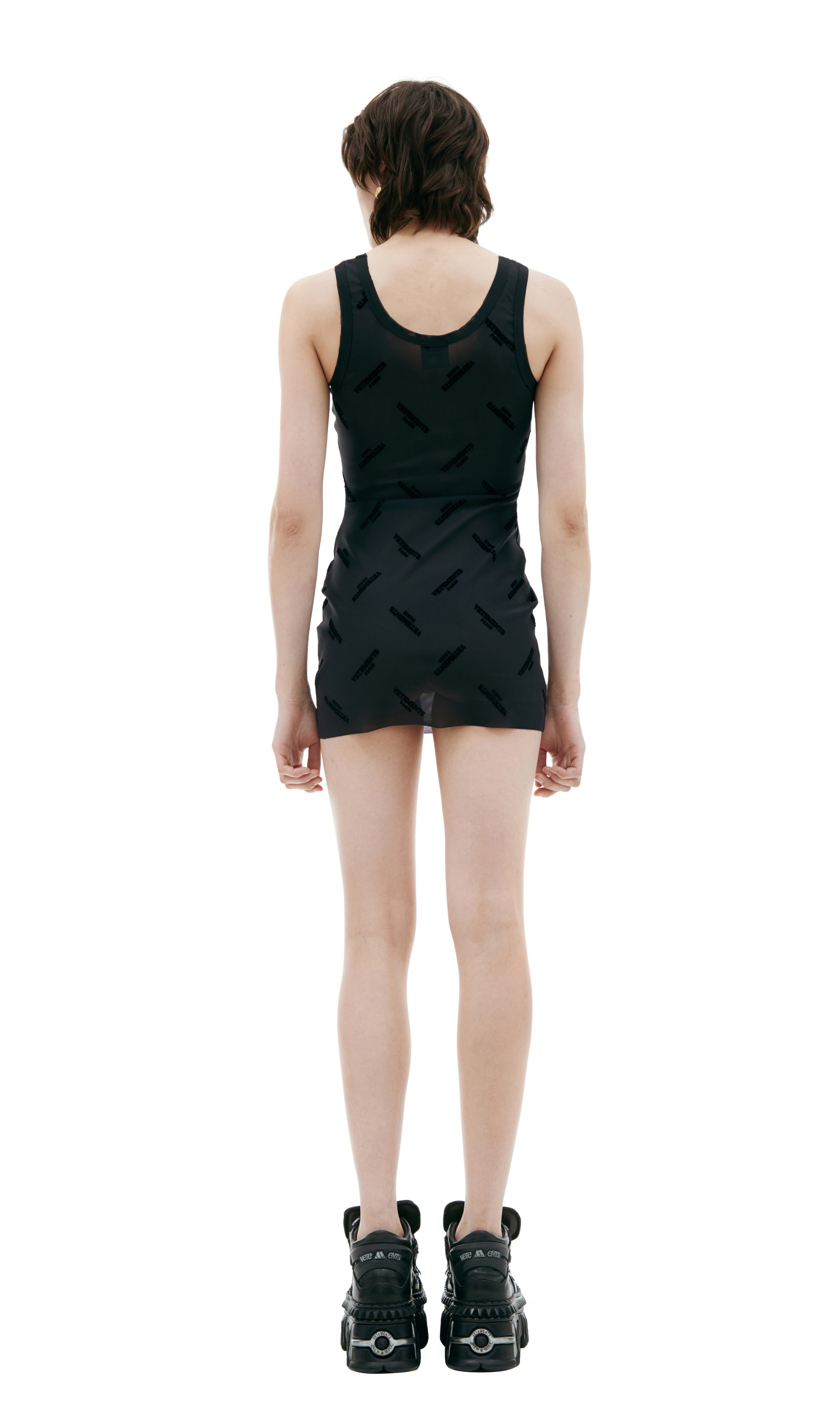 VETEMENTS Платье с монопринтом