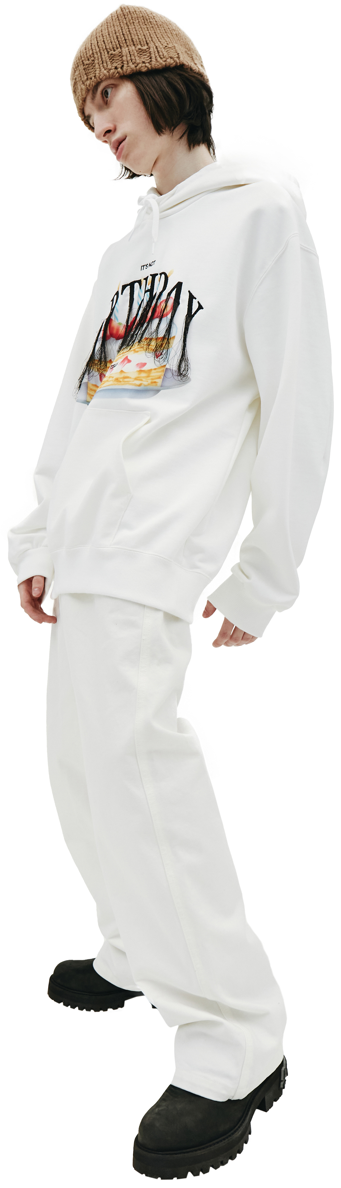 Doublet Худи с вышивкой Birthday и кисточками