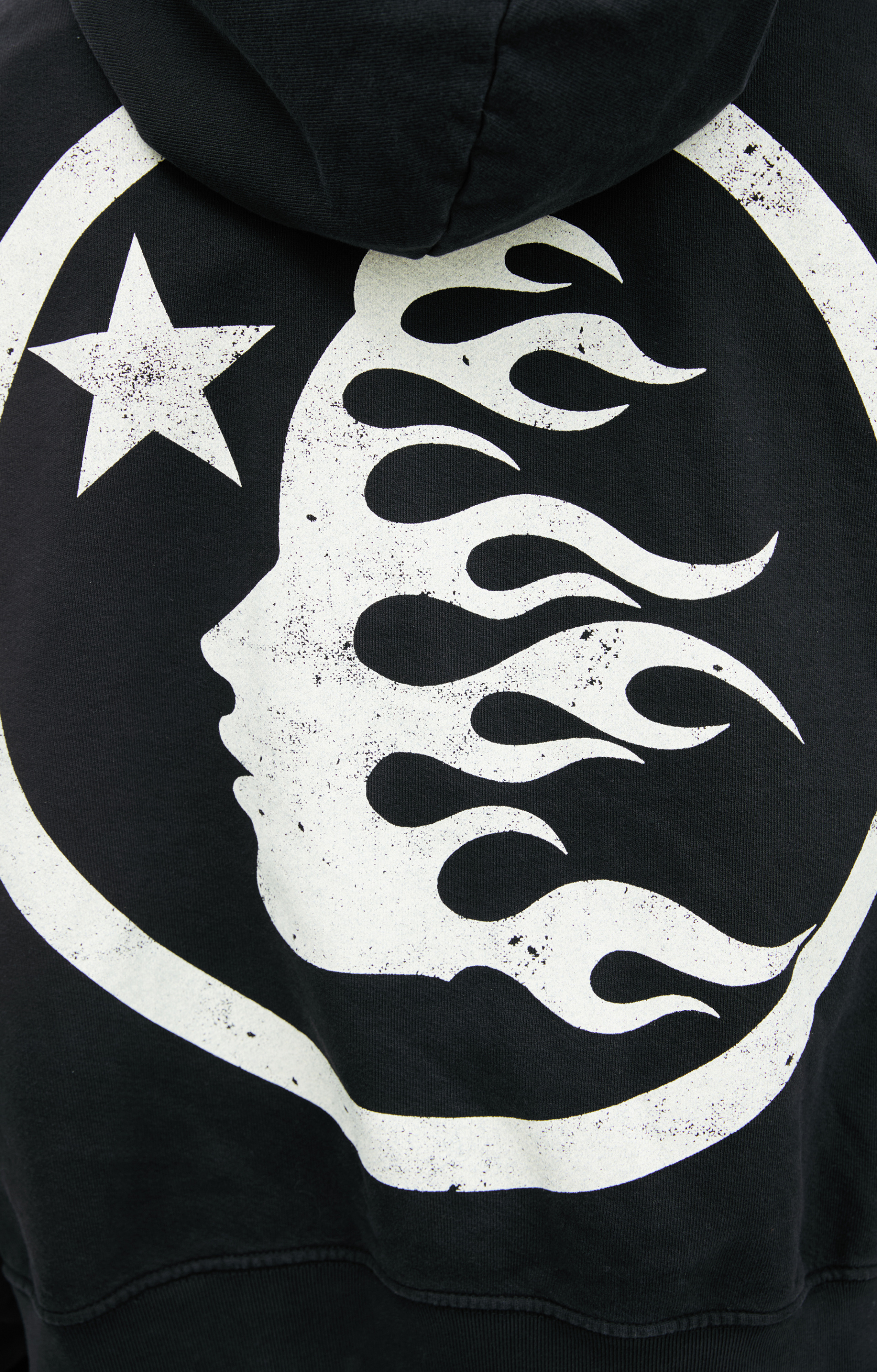 Hellstar Черное худи с принтом