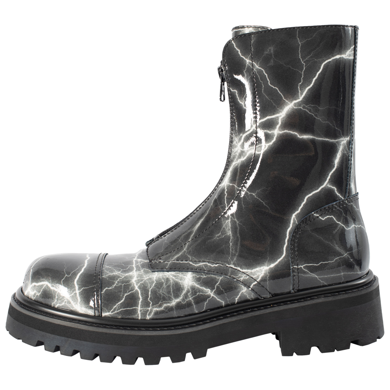 VETEMENTS Лаковые ботинки на молнии