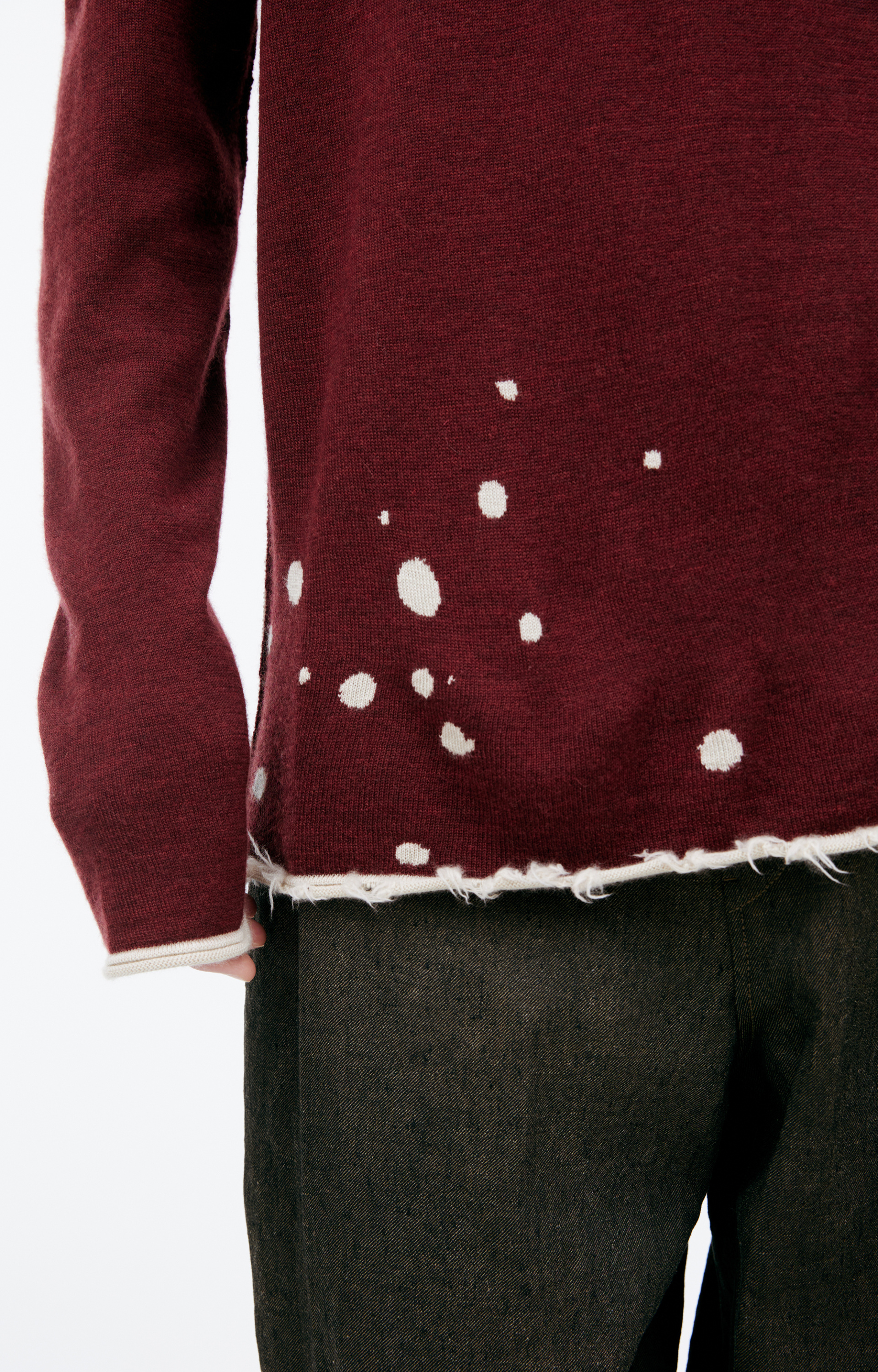 Ziggy Chen Свитер с эффектом краски