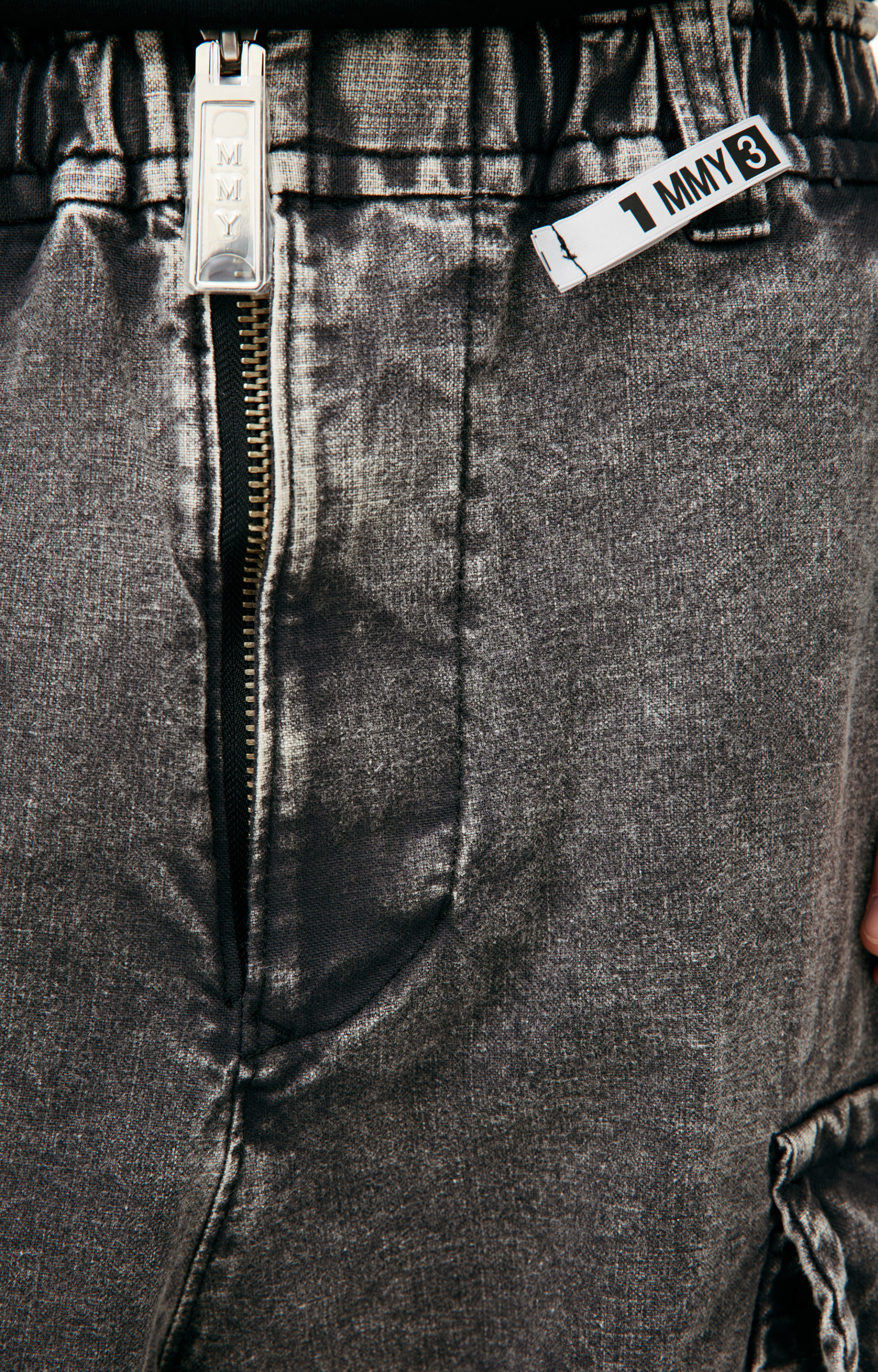 Maison Mihara Yasuhiro Джинсы карго с логотипом