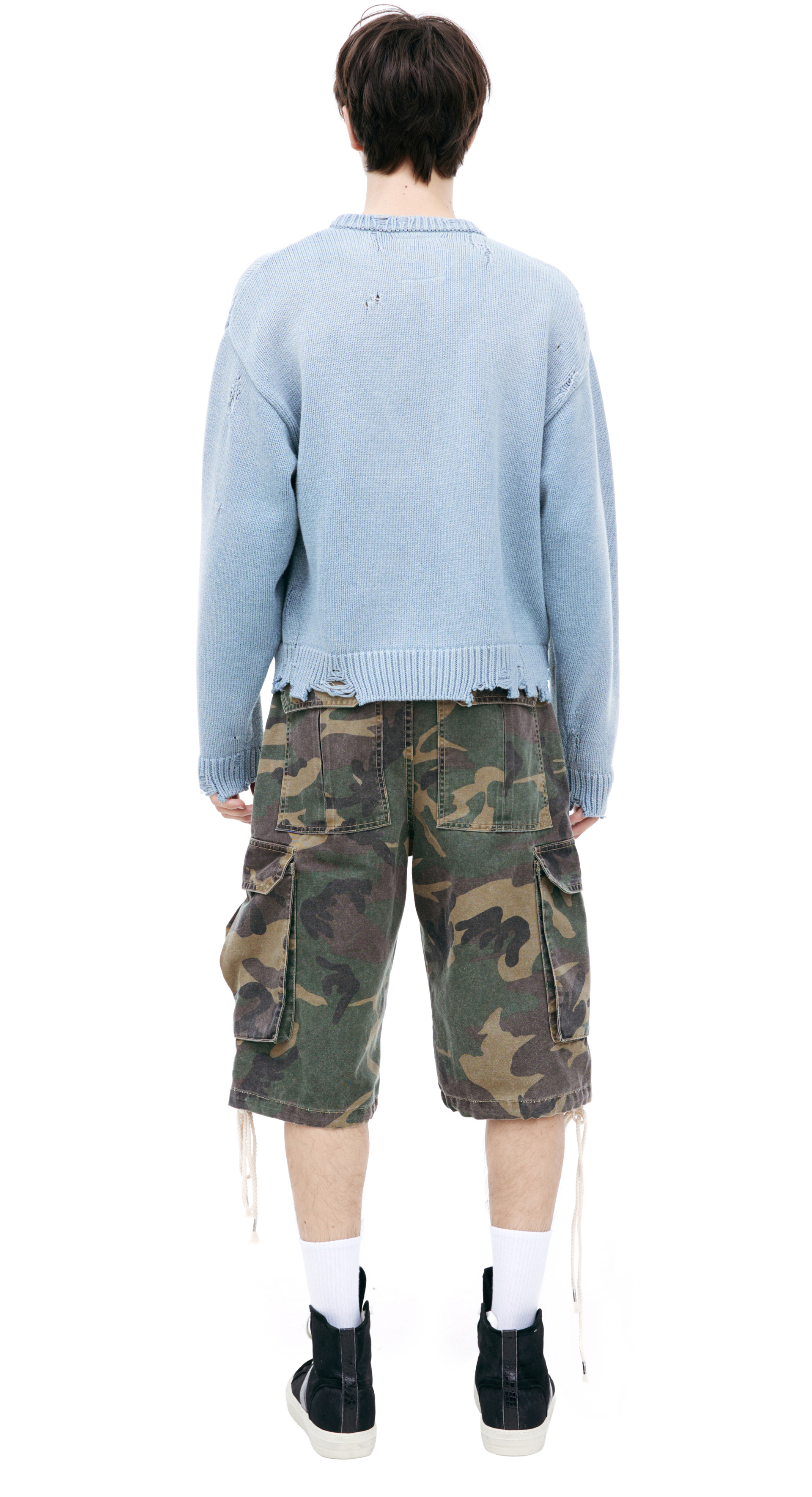 Maison Mihara Yasuhiro Свитер с вышитым принтом