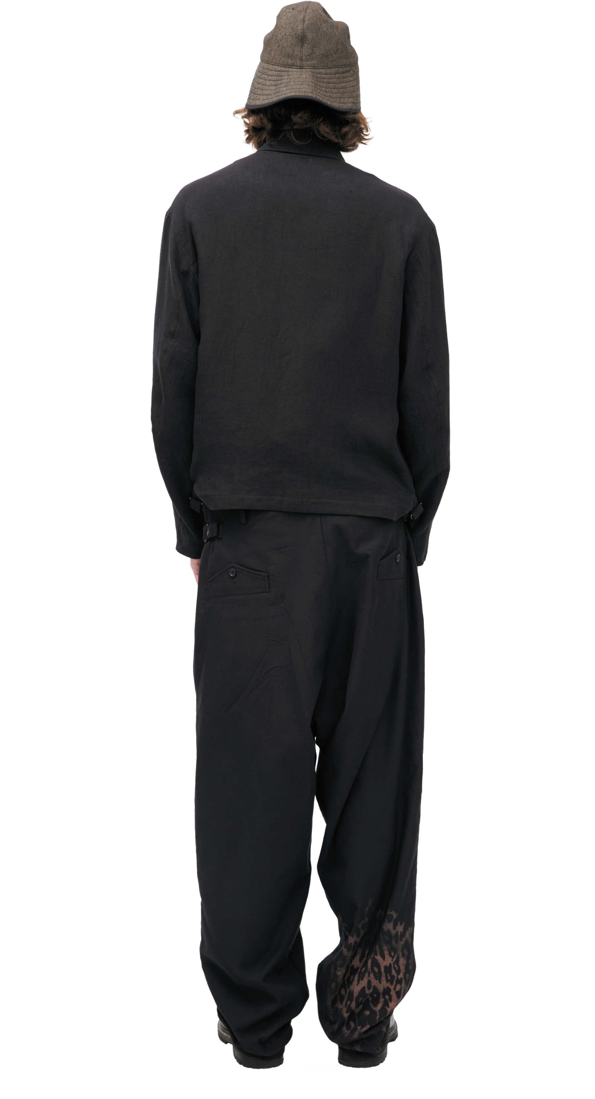 Yohji Yamamoto льняная куртка на молнии