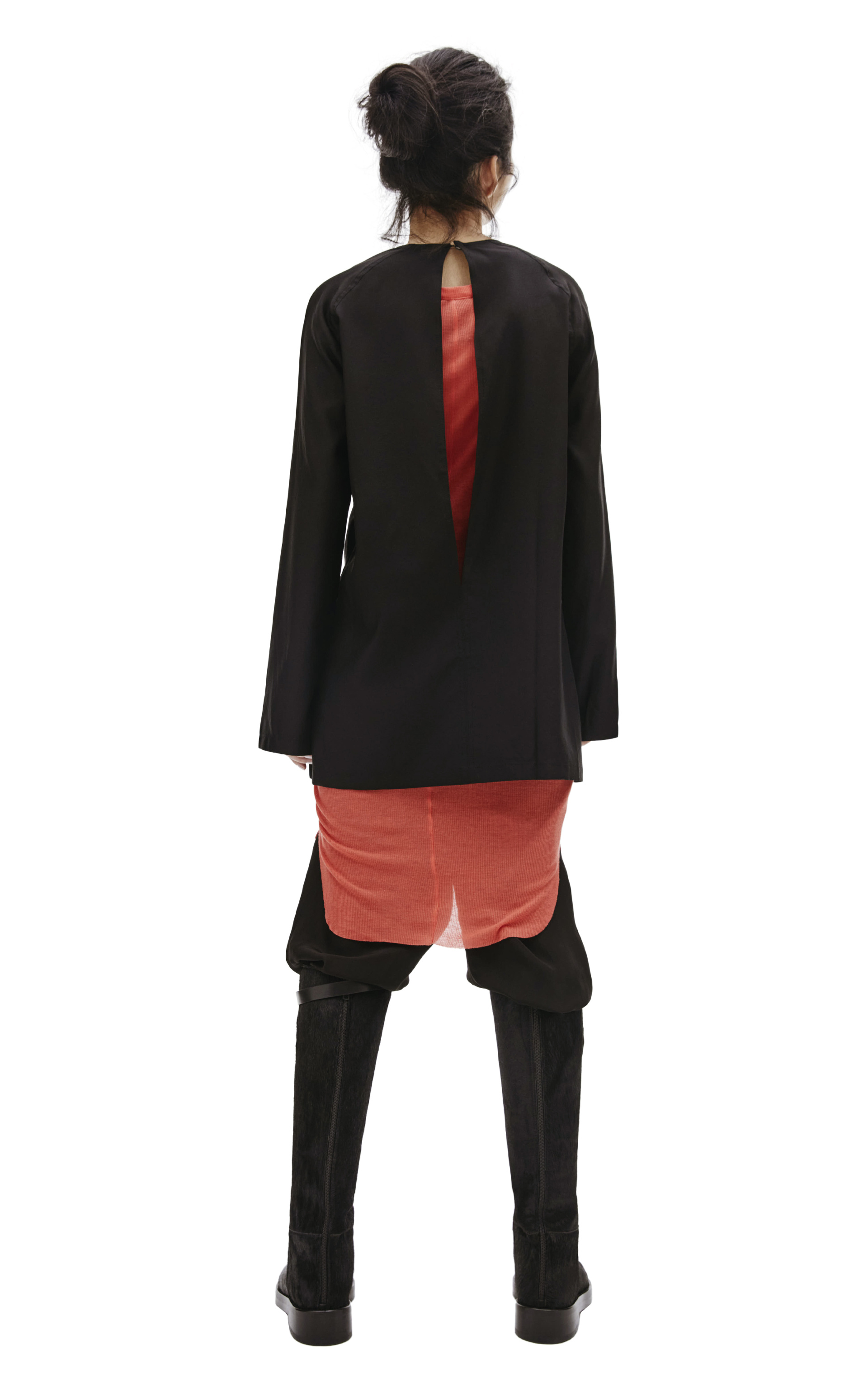 Ann Demeulemeester Топ из шерсти и шелка