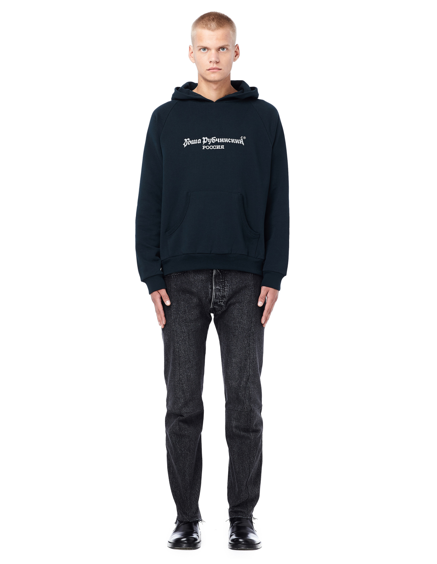 Gosha Rubchinskiy Худи из хлопка с принтом