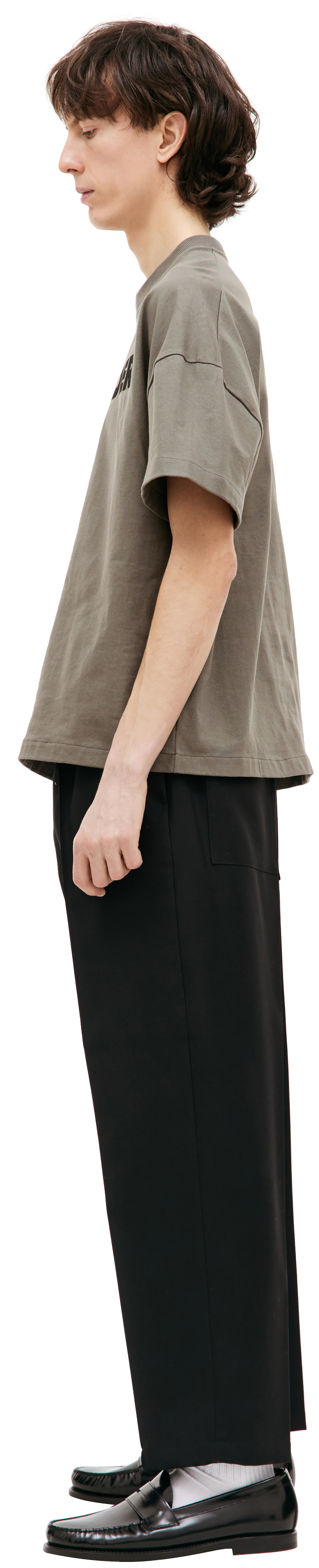 Jil Sander Оверсайз футболка с логотипом