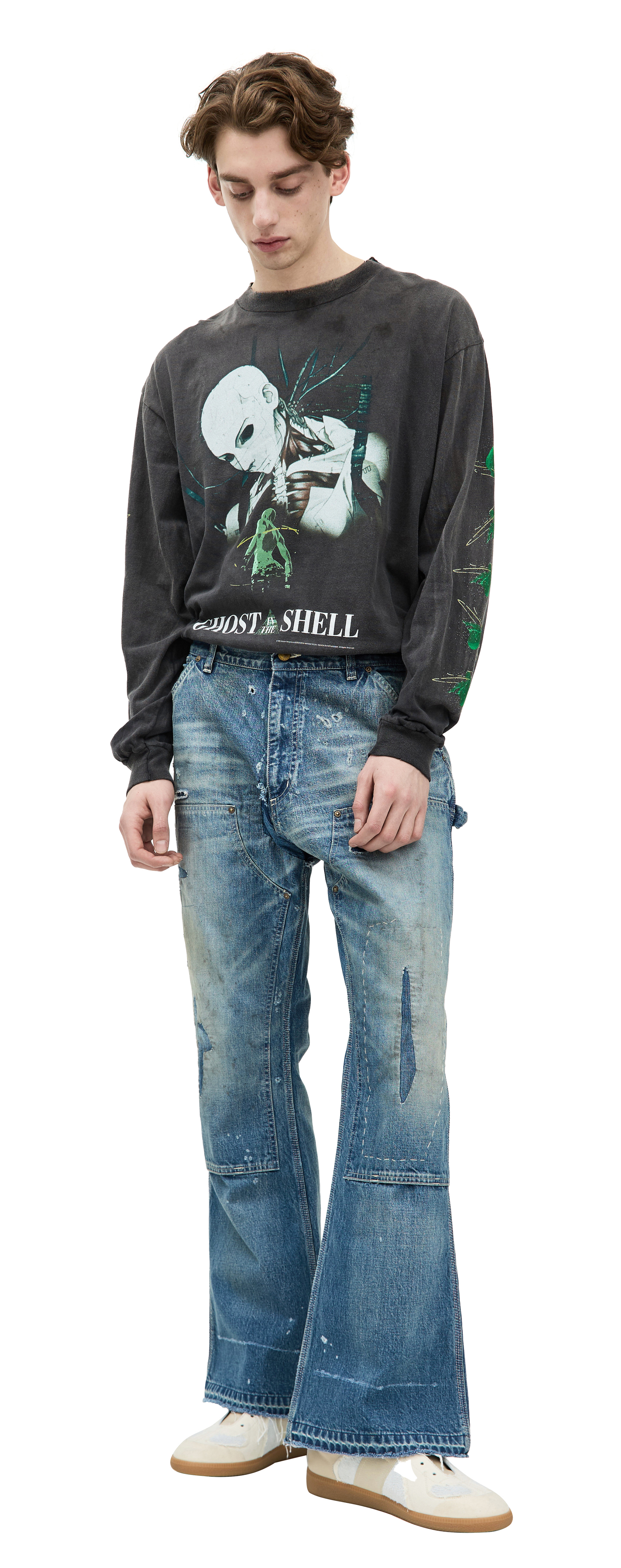 Saint Mxxxxxx Хлопковые джинсы Double Knee