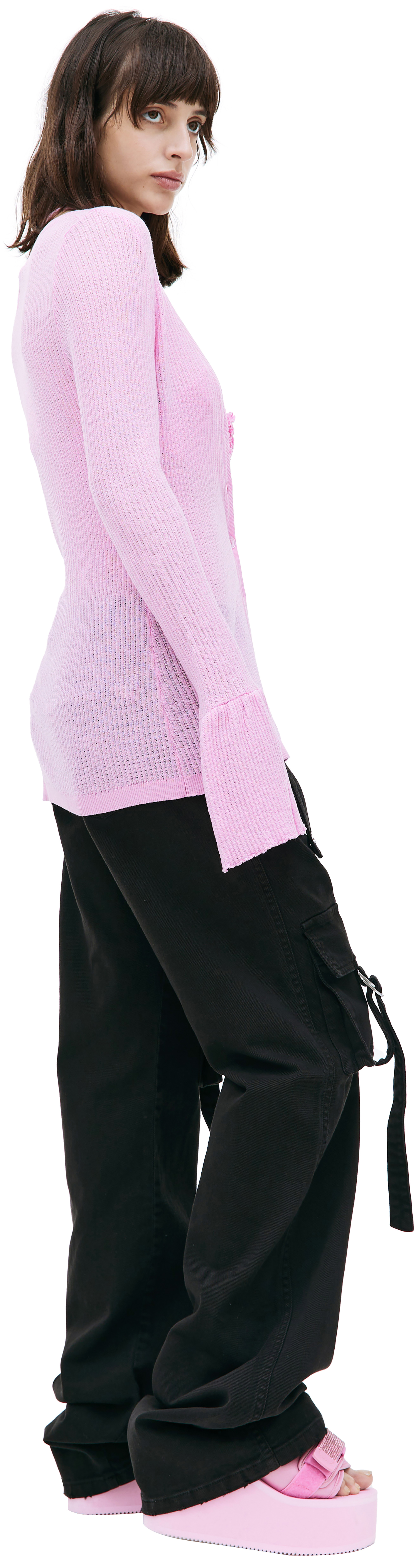 Blumarine Вязаный кардиган с топом