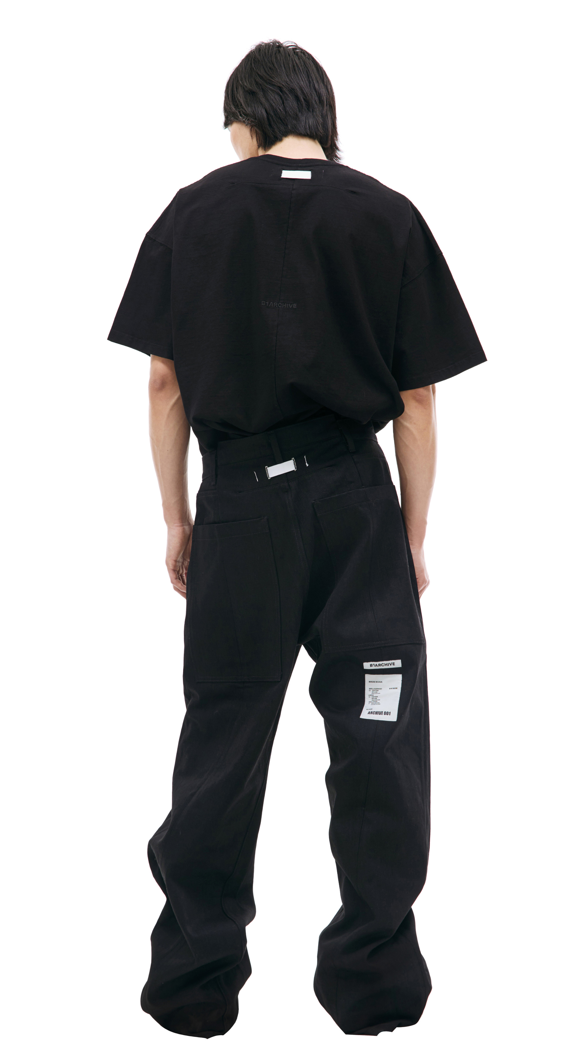 B1ARCHIVE Черные джинсы с патчем