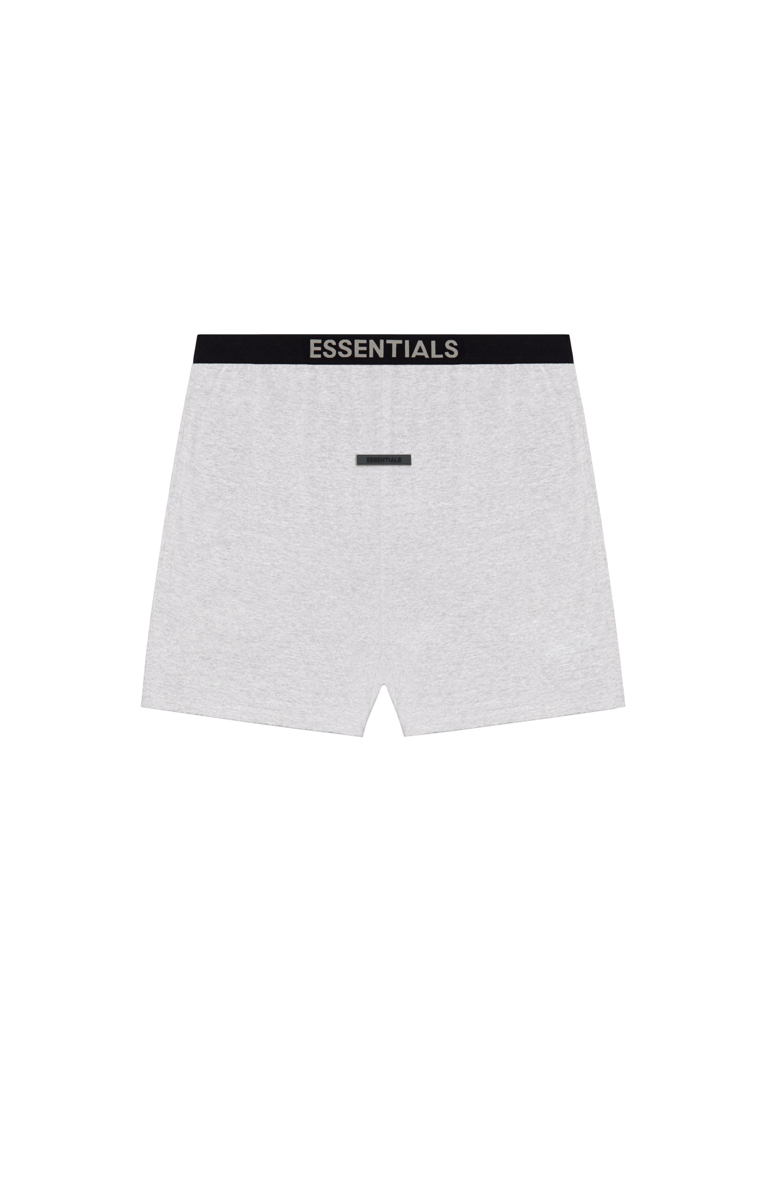 Fear of God Essentials Серые шорты на резинке с логотипом