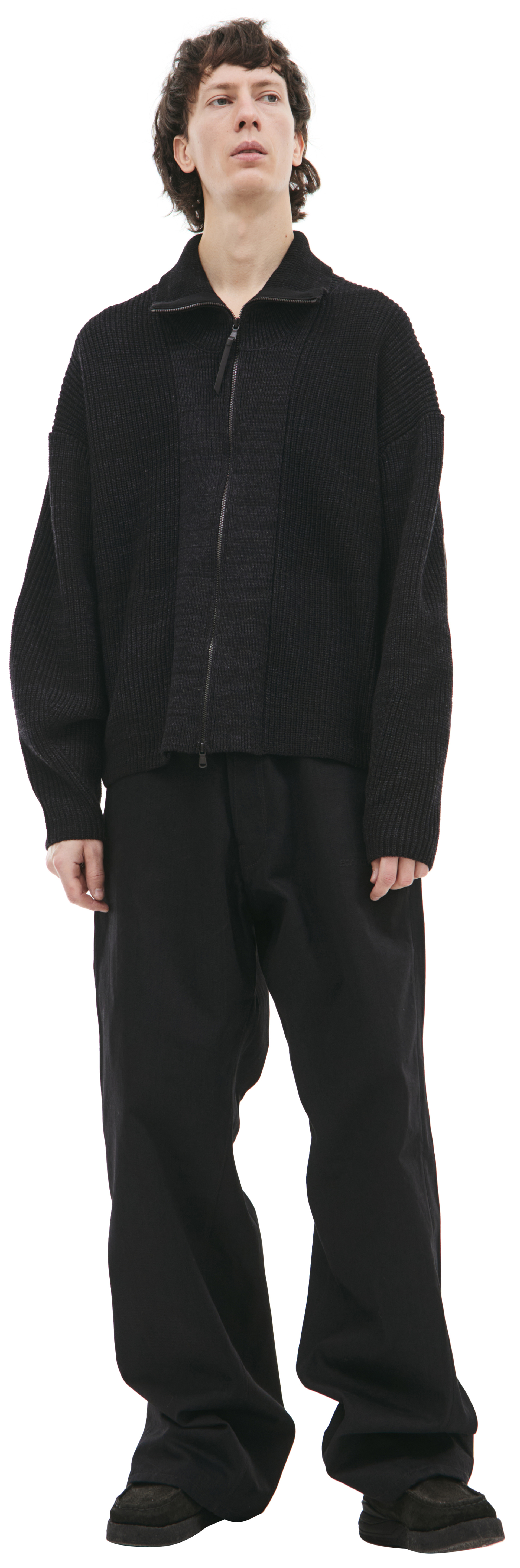 The Viridi-Anne Шерстяной свитер на молнии