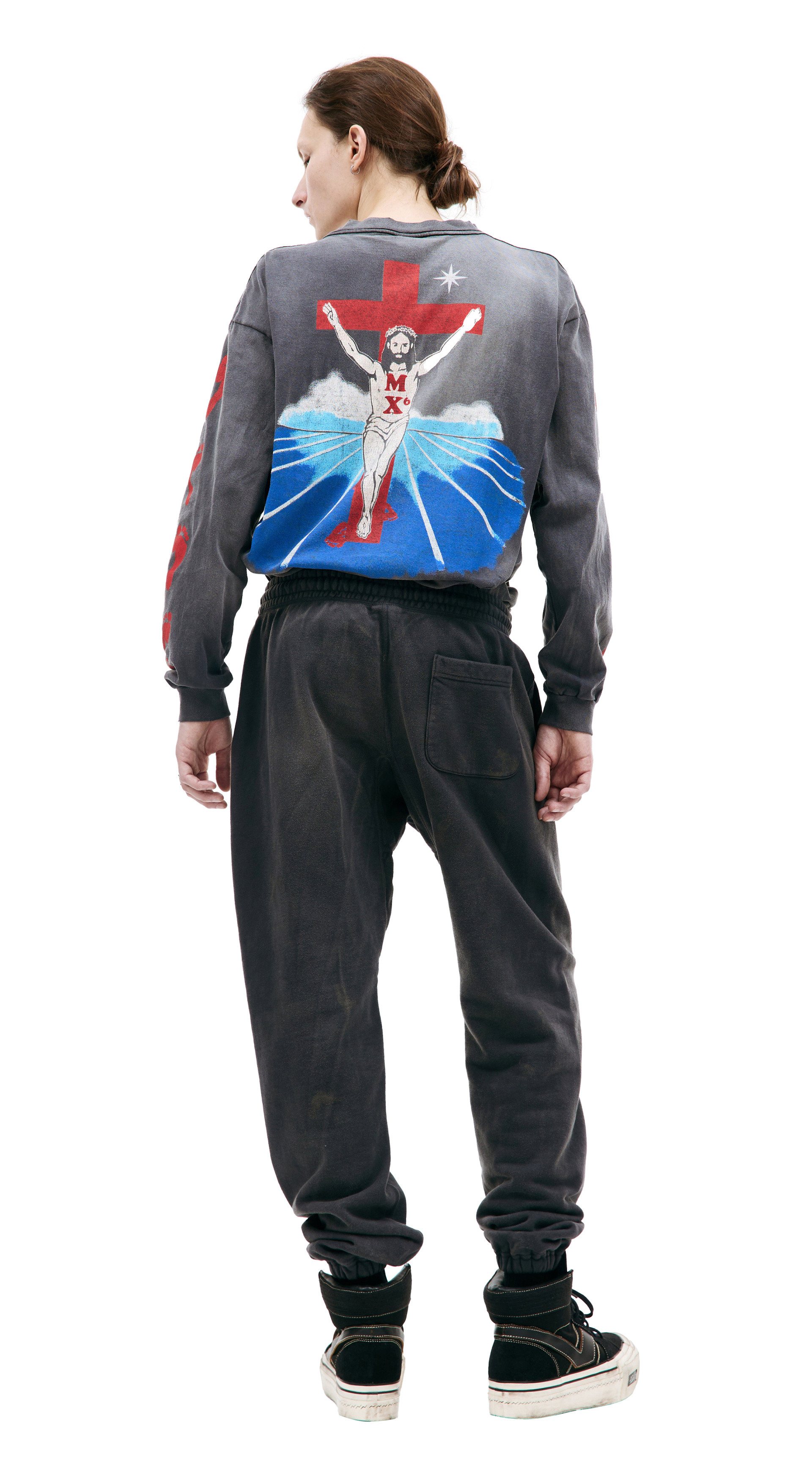 Saint Michael Спортивные брюки с принтом