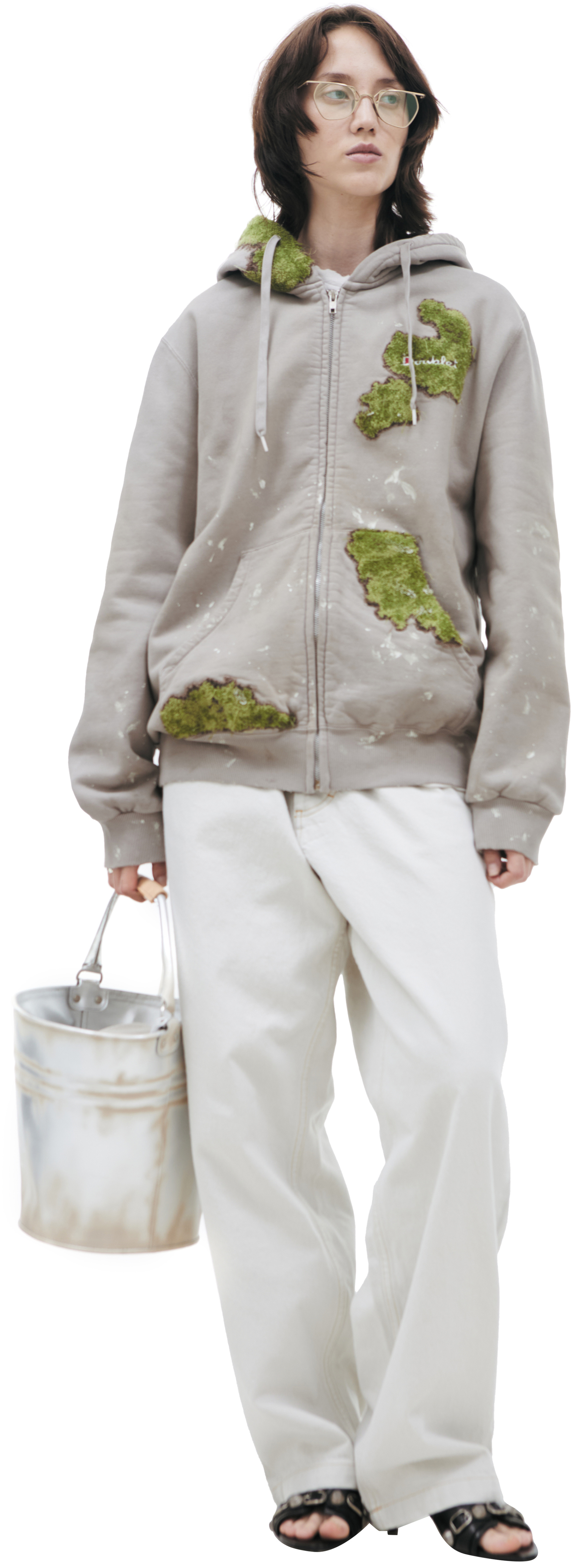 Doublet Худи MOSS-GROWN EMBROIDERY
